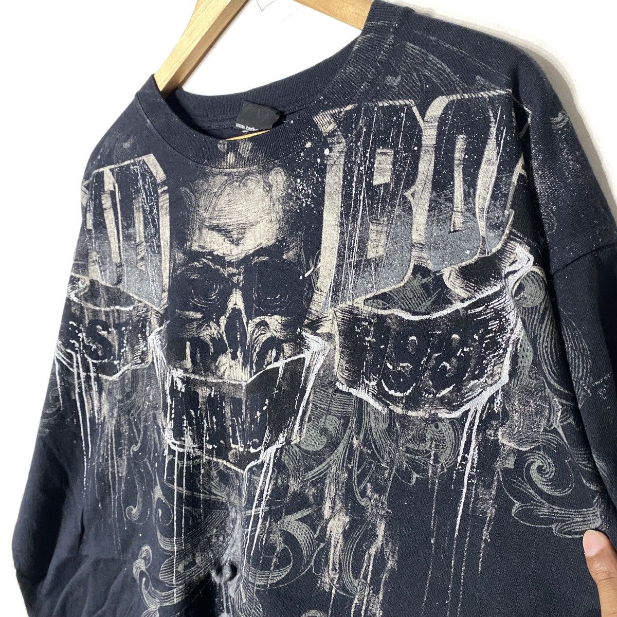Vintage Bad Boy Skull Tshirt Size US L / EU 52-54 / 3 - 7 Thumbnail