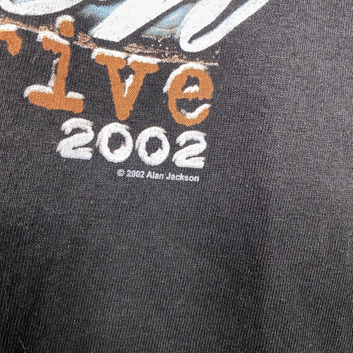 Band Tees × Vintage American Singer Alan Jackson Vintage 2002 Tour Size US L / EU 52-54 / 3 - 7 Thumbnail