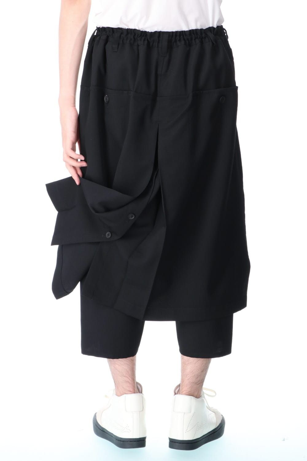 Yohji Yamamoto Yohji Yamamoto Pour Homme AW20 - W/Gabardine Wrap Pants Size US 30 / EU 46 - 13 Thumbnail
