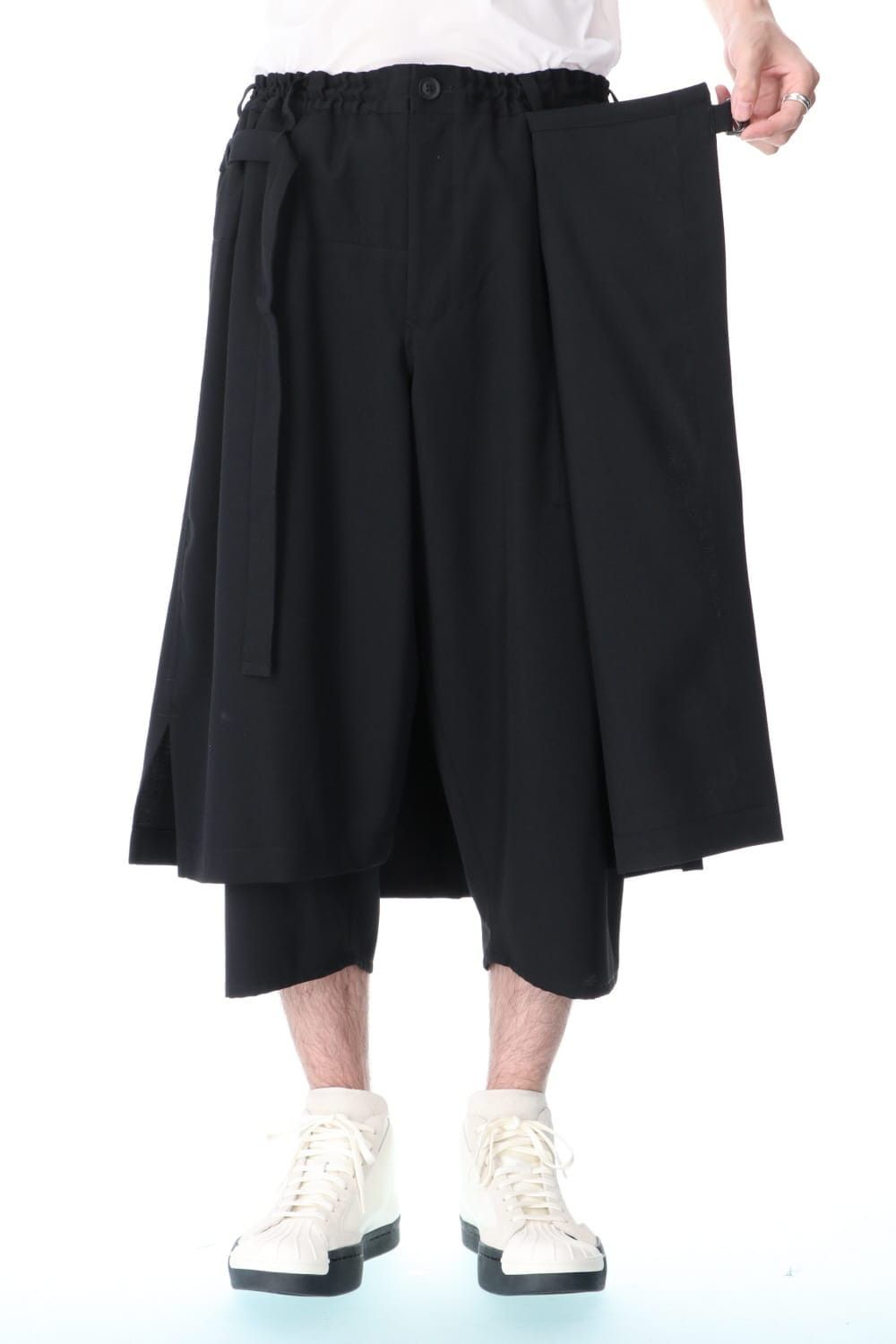 Yohji Yamamoto Yohji Yamamoto Pour Homme AW20 - W/Gabardine Wrap Pants Size US 30 / EU 46 - 12 Thumbnail