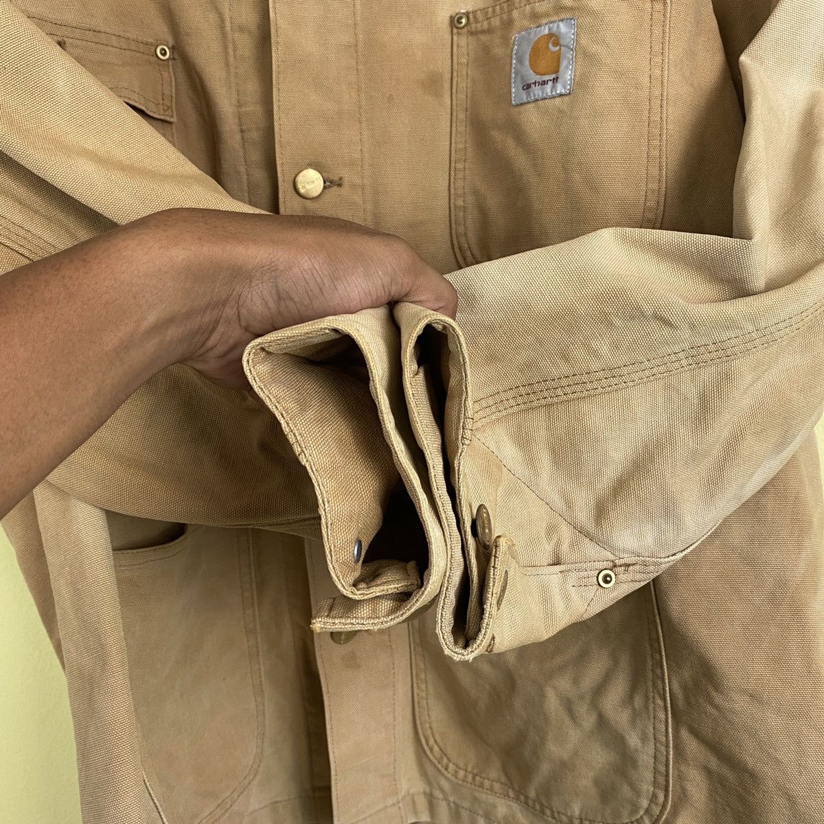 Carhartt × Vintage ❗️❗️last drop ❗️❗️Carhartt detroit distressed Chore jacket Size US L / EU 52-54 / 3 - 7 Thumbnail