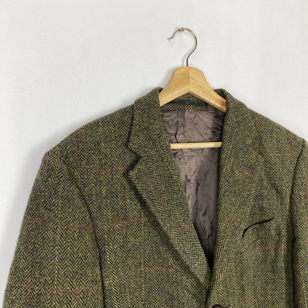 Harris Tweed × Japanese Brand Patrick Bernard Harris Tweed Double Breasted Blazer Size US M / EU 48-50 / 2 - 3 Thumbnail