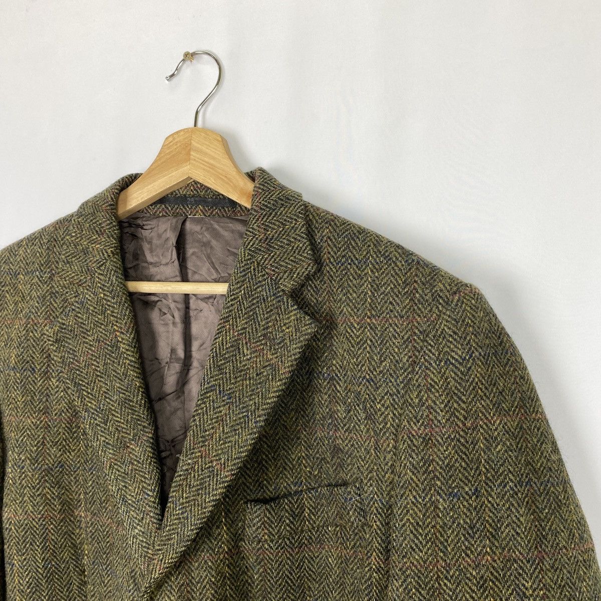 Harris Tweed × Japanese Brand Patrick Bernard Harris Tweed Double Breasted Blazer Size US M / EU 48-50 / 2 - 2 Thumbnail