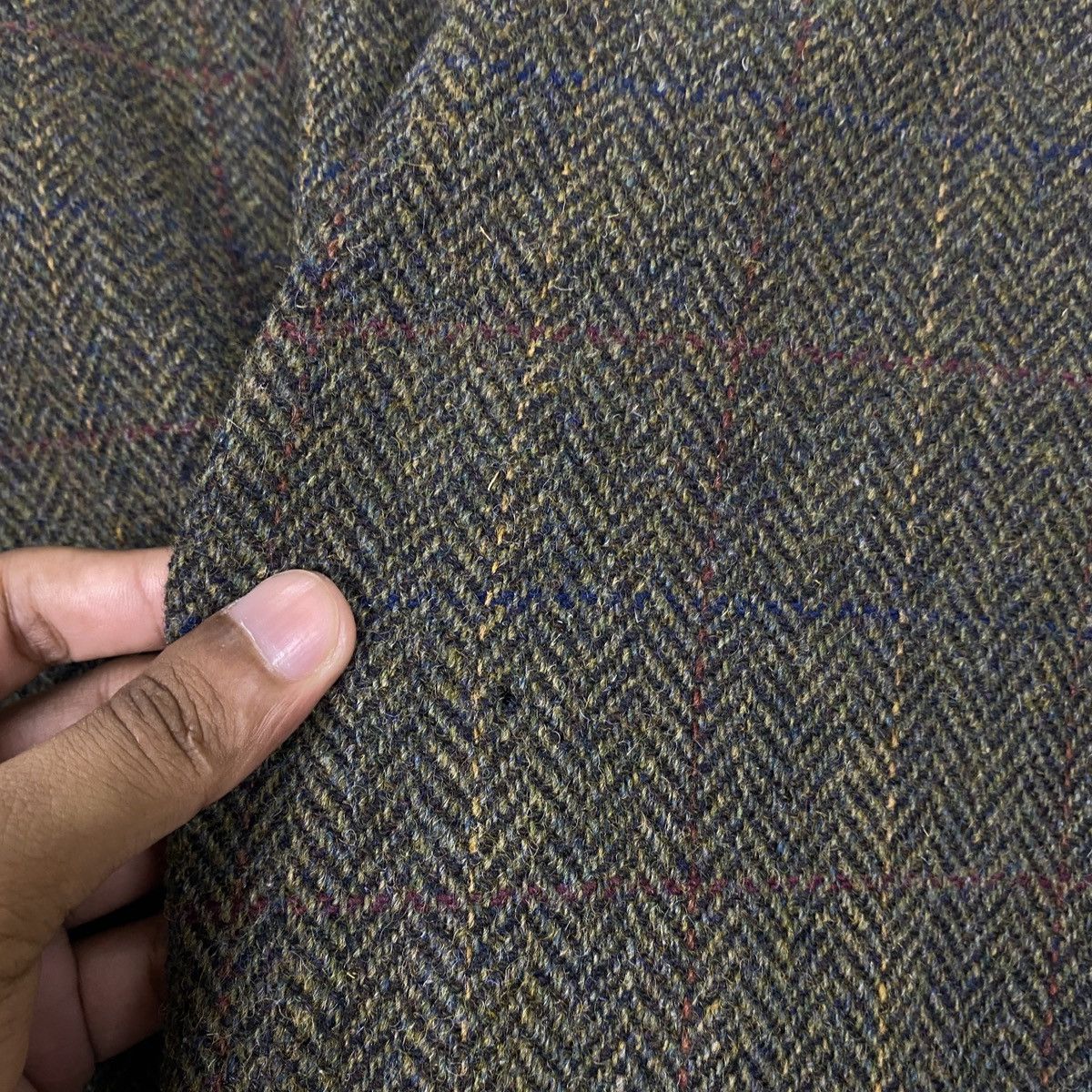 Harris Tweed × Japanese Brand Patrick Bernard Harris Tweed Double Breasted Blazer Size US M / EU 48-50 / 2 - 9 Thumbnail
