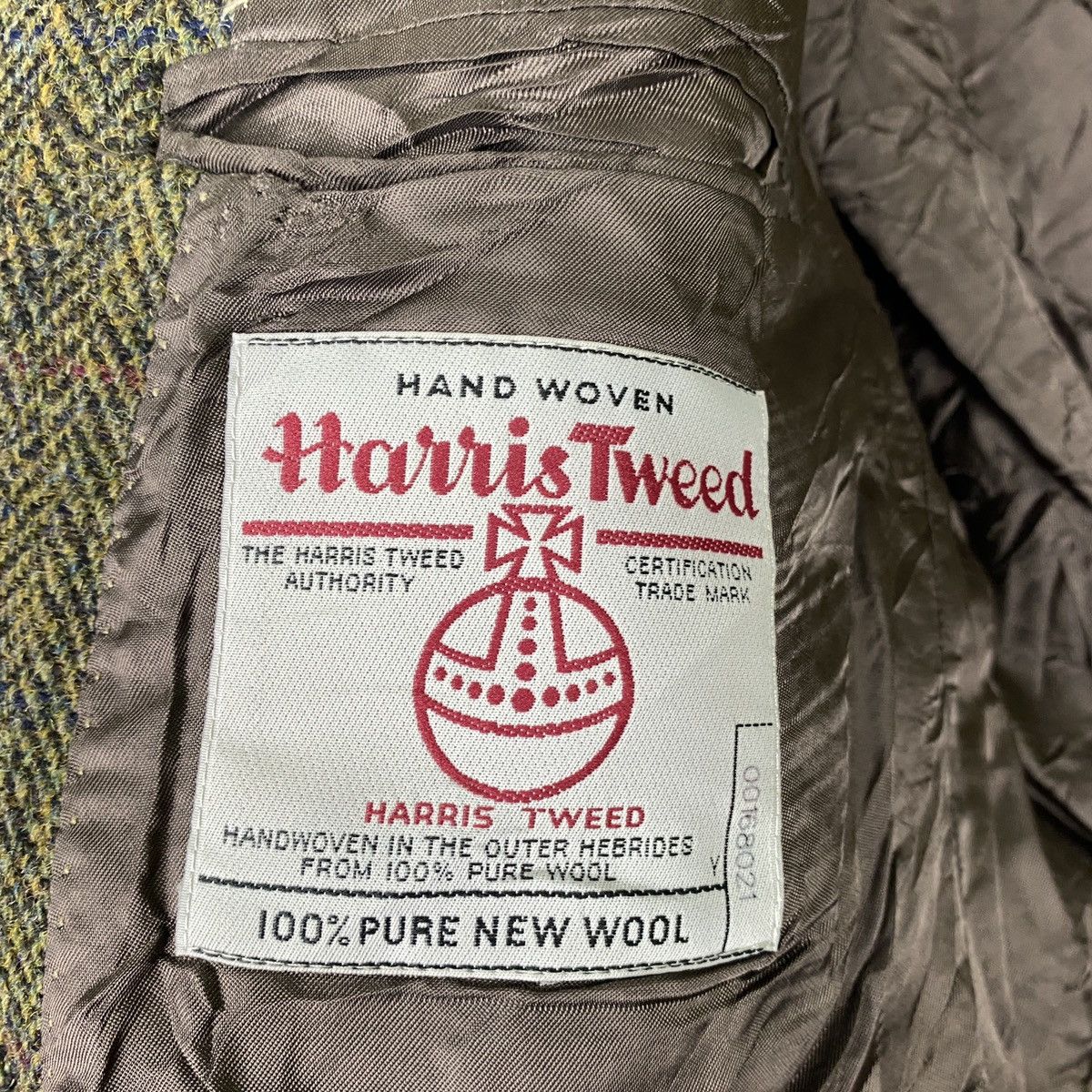 Harris Tweed × Japanese Brand Patrick Bernard Harris Tweed Double Breasted Blazer Size US M / EU 48-50 / 2 - 12 Thumbnail