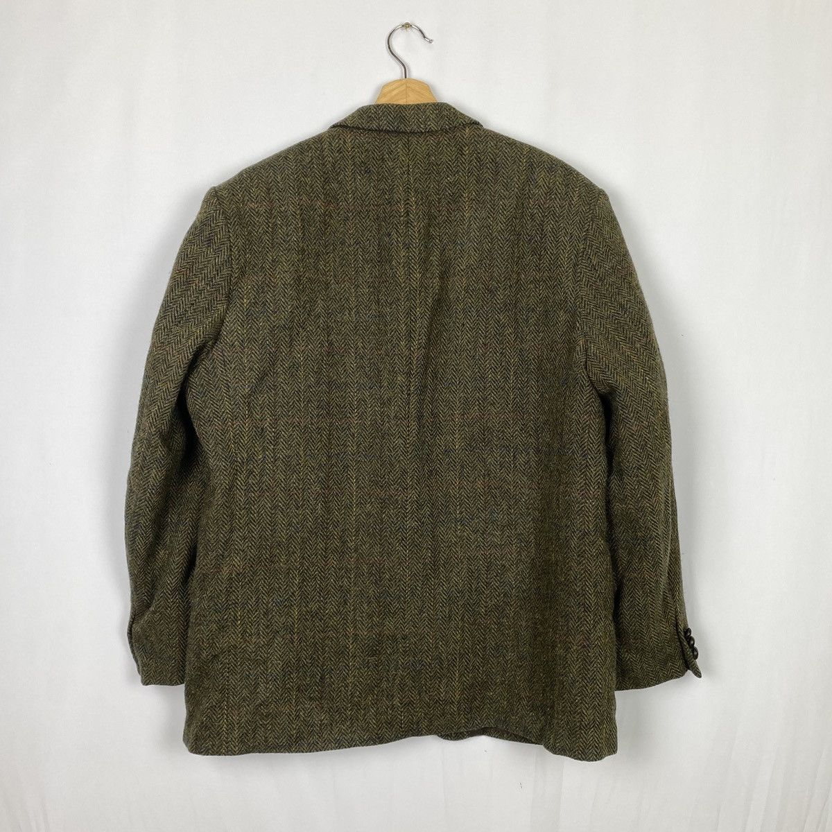 Harris Tweed × Japanese Brand Patrick Bernard Harris Tweed Double Breasted Blazer Size US M / EU 48-50 / 2 - 8 Thumbnail