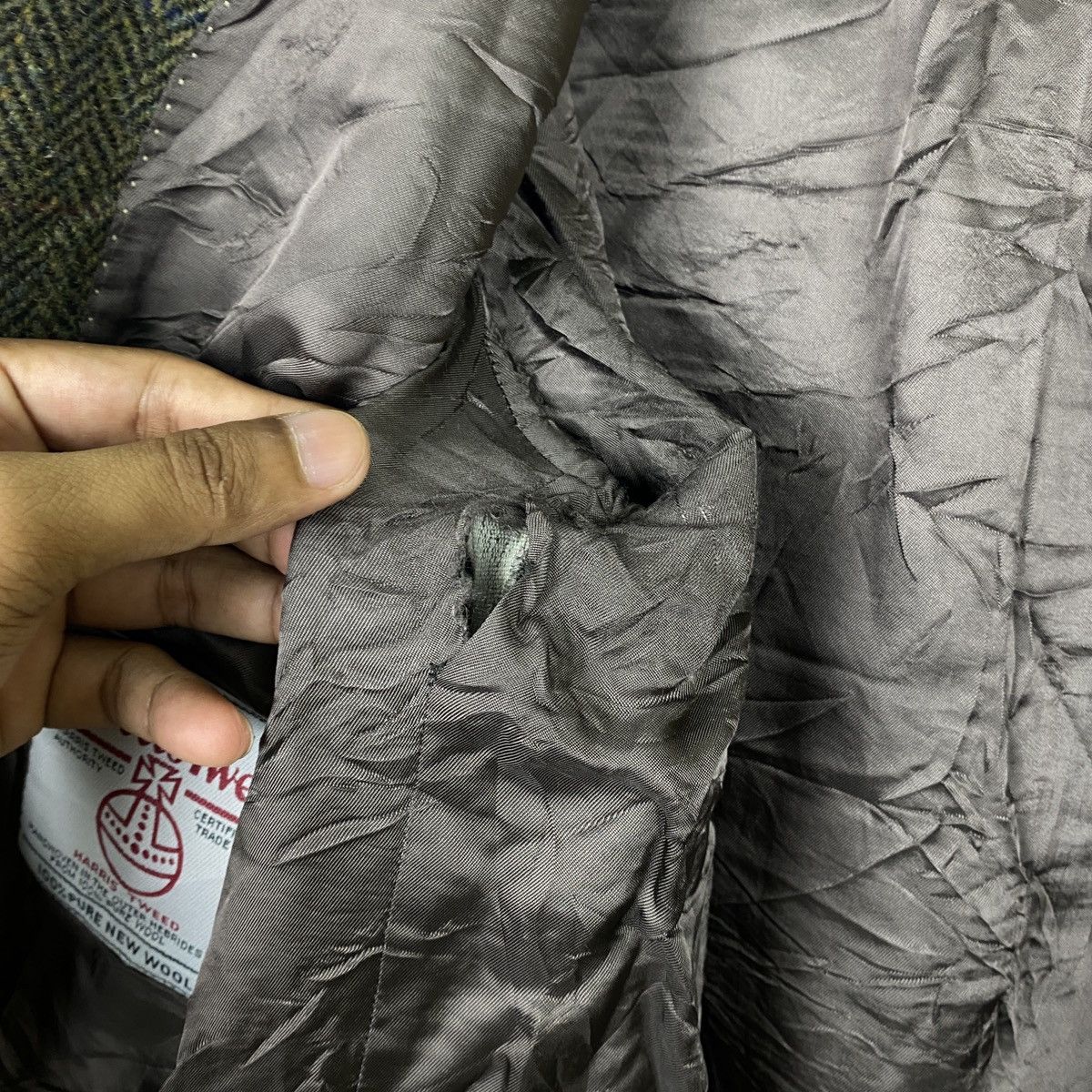 Harris Tweed × Japanese Brand Patrick Bernard Harris Tweed Double Breasted Blazer Size US M / EU 48-50 / 2 - 16 Thumbnail