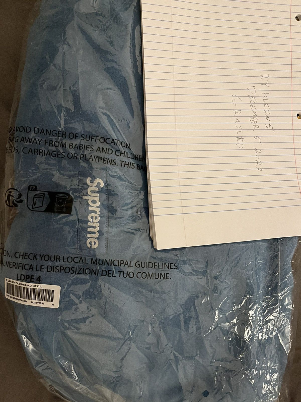 Supreme Supreme Polartec Facemask Half Zip Pullover Size US XL / EU 56 / 4 - 9 Thumbnail