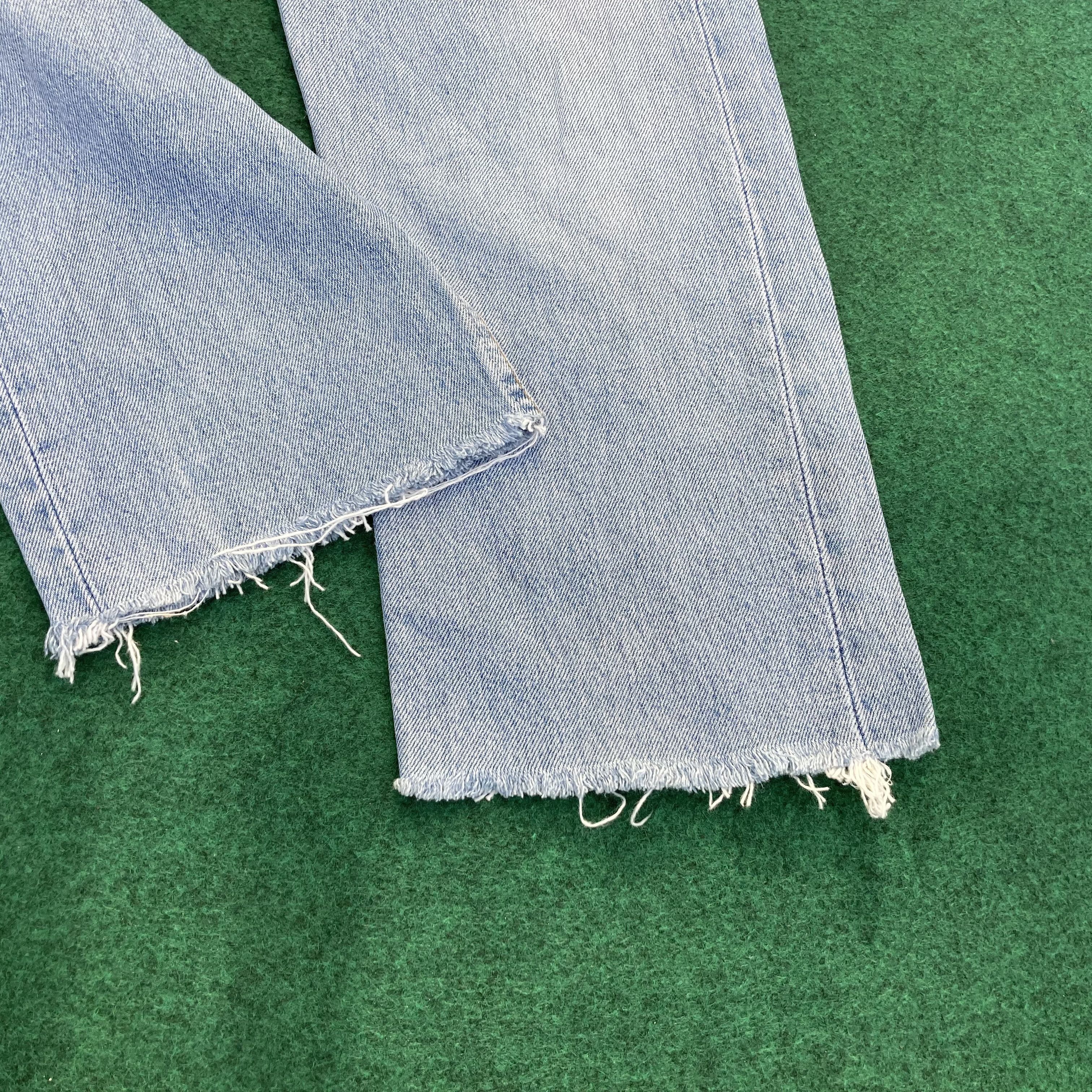 Levi's × Vintage Vtg Levis 501 Distressed Ripped Punk Grunge Style Jeans Size US 29 - 7 Thumbnail