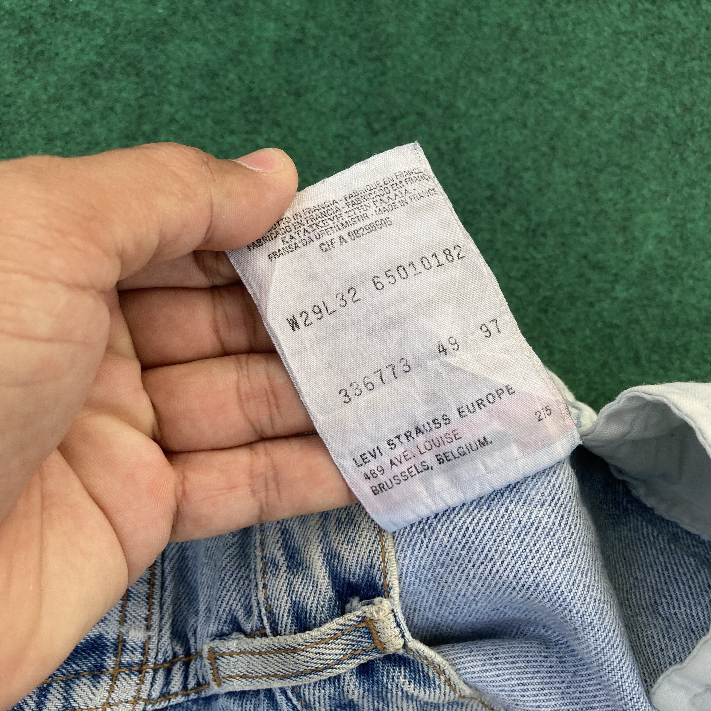 Levi's × Vintage Vtg Levis 501 Distressed Ripped Punk Grunge Style Jeans Size US 29 - 6 Thumbnail