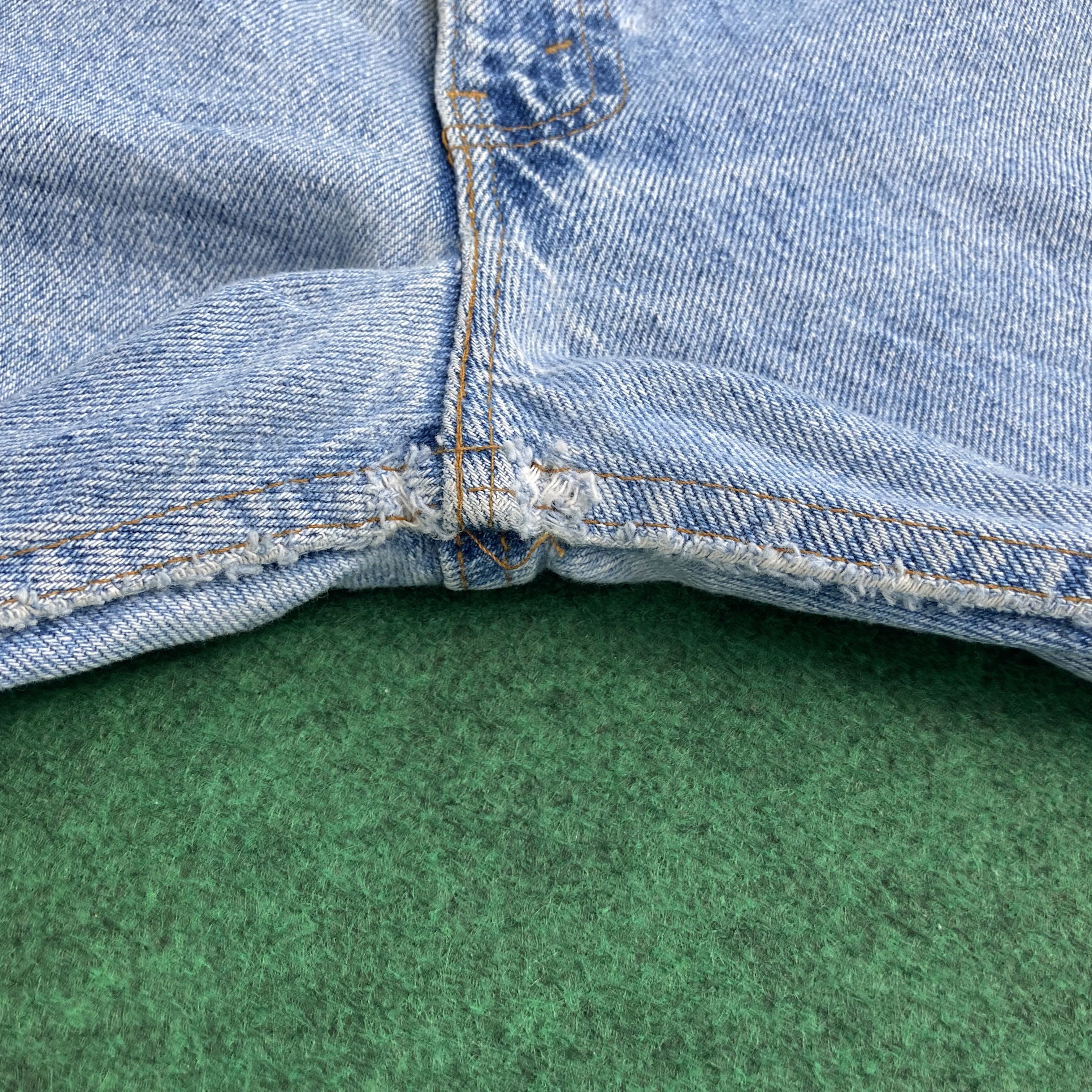 Levi's × Vintage Vtg Levis 505 Denim Ripped Men's Punk Style Streetwear Jeans Size US 36 / EU 52 - 4 Thumbnail