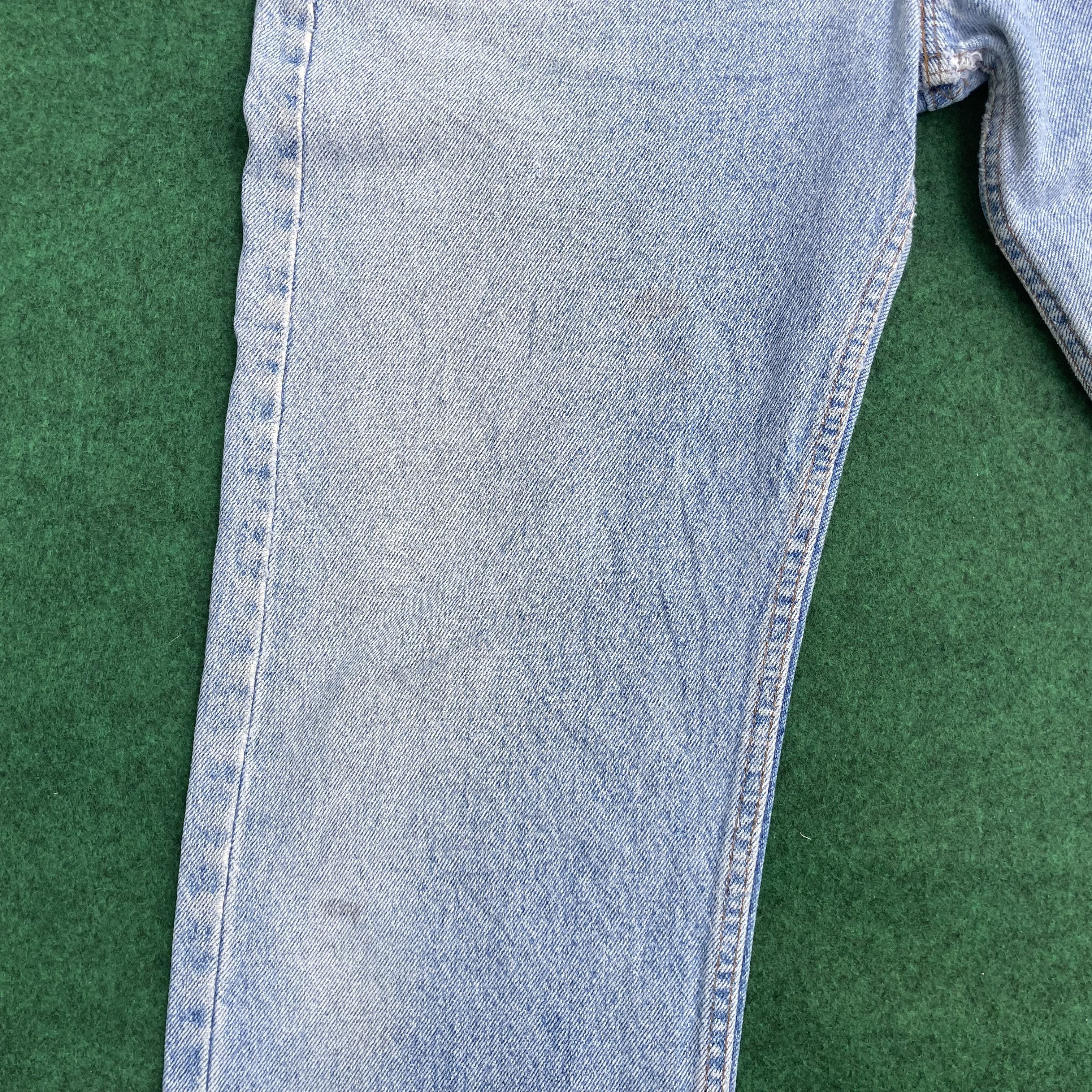 Levi's × Vintage Vtg Levis 505 Denim Ripped Men's Punk Style Streetwear Jeans Size US 36 / EU 52 - 7 Thumbnail