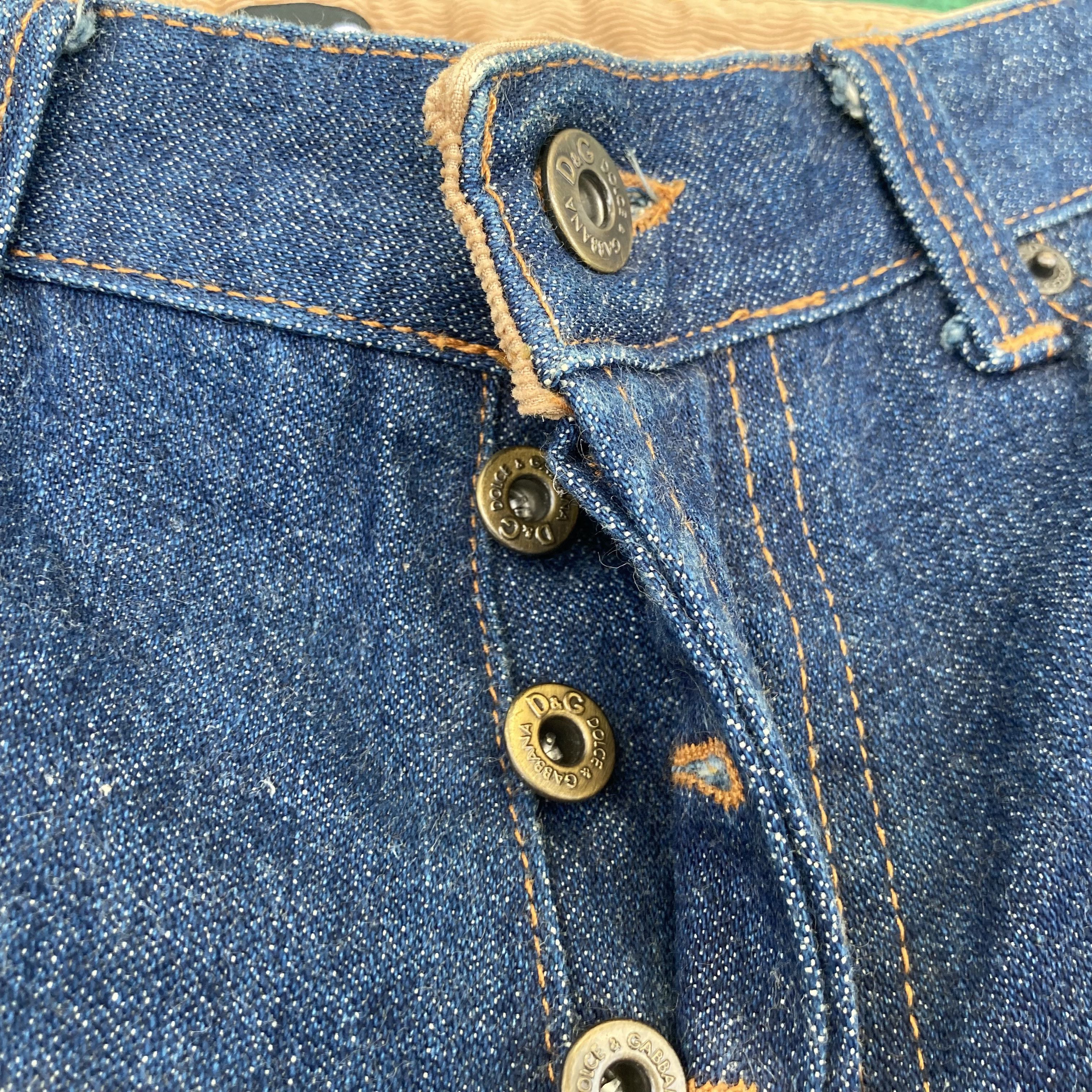 Dolce & Gabbana × Vintage Vtg Dolce and Gabbana Jeans Streetwear Style Rare Size US 31 - 4 Thumbnail