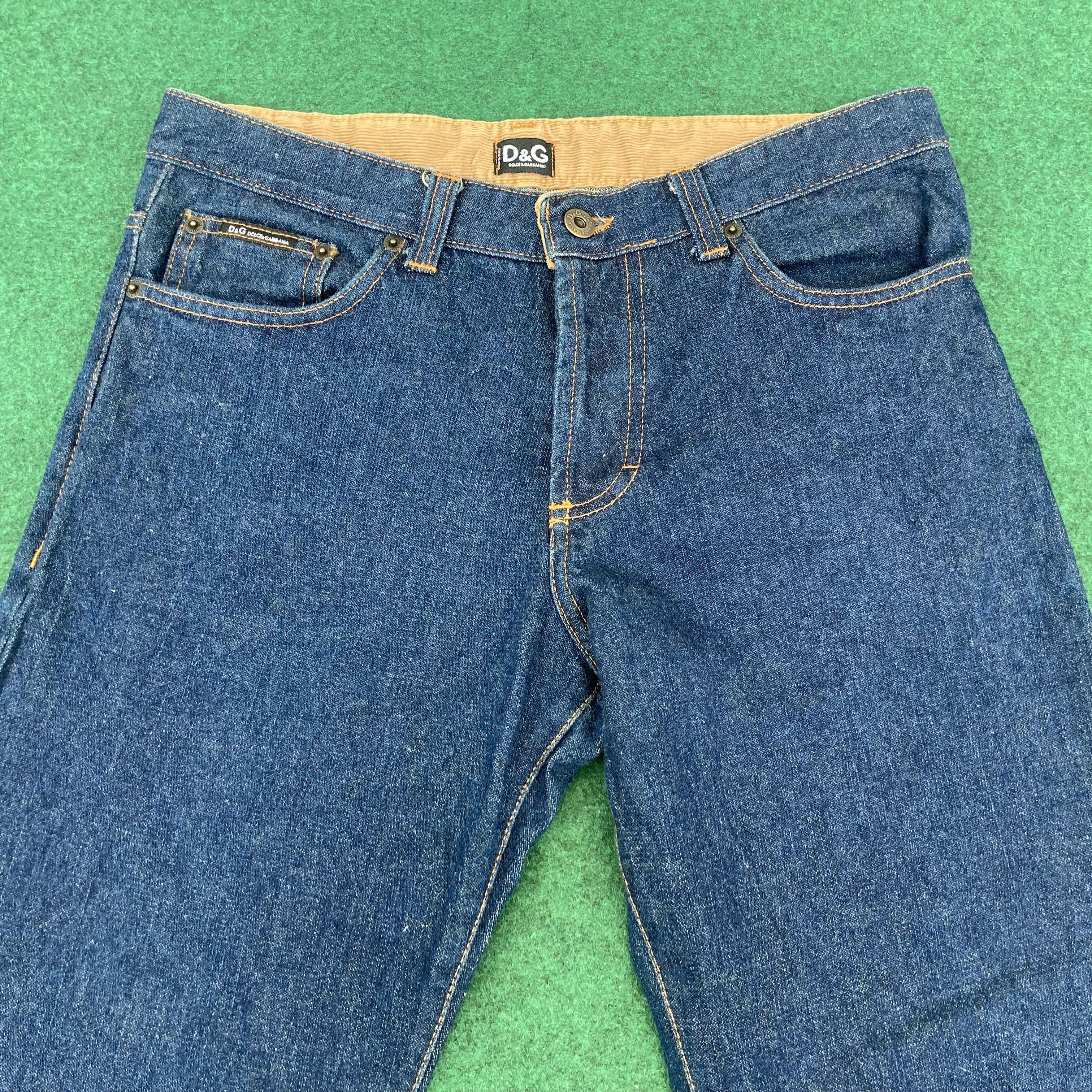 Dolce & Gabbana × Vintage Vtg Dolce and Gabbana Jeans Streetwear Style Rare Size US 31 - 3 Thumbnail