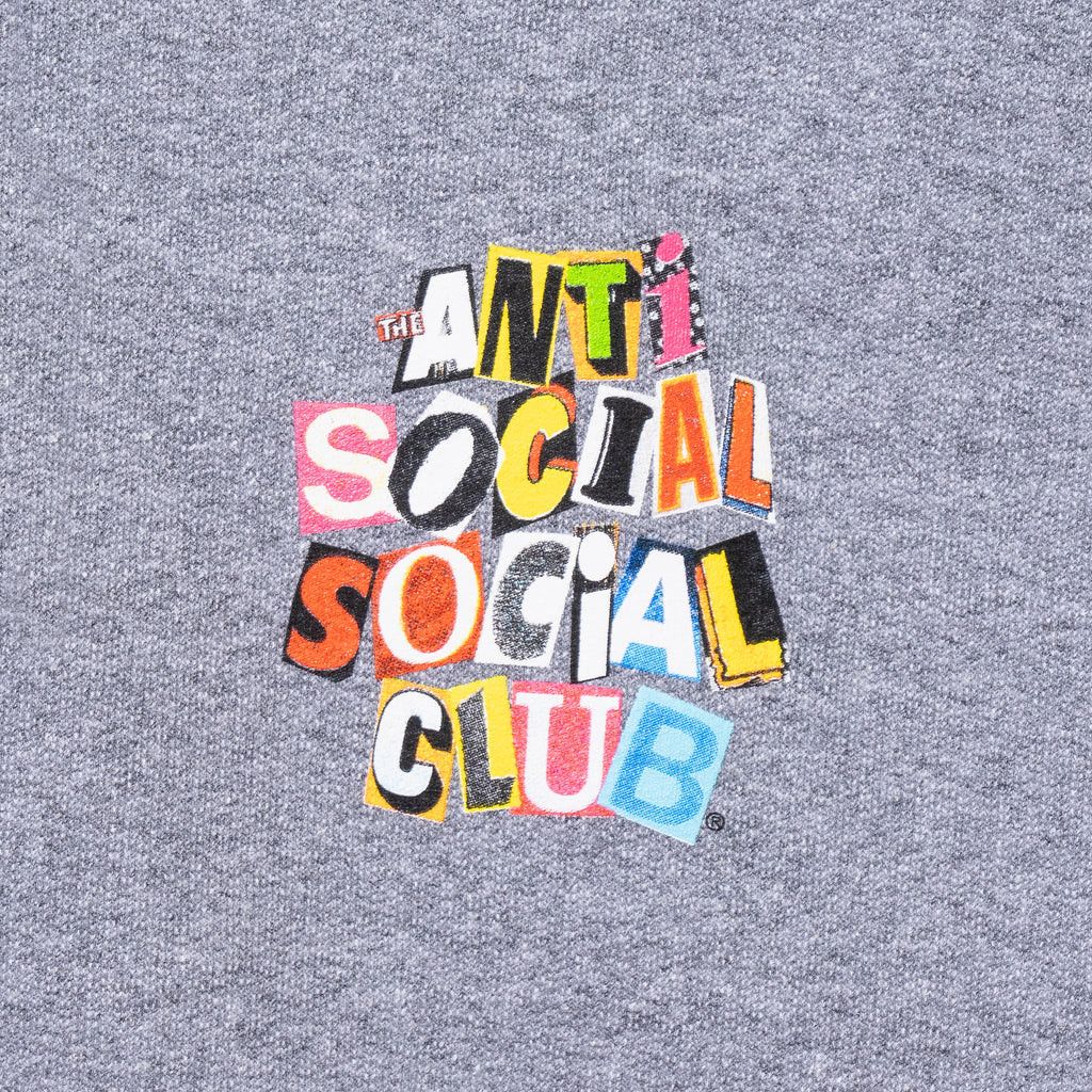 Anti Social Social Club DS ASSC Torn Pages Of Our Story Heather Gray Zip Hoody BAPE Size US XL / EU 56 / 4 - 5 Thumbnail
