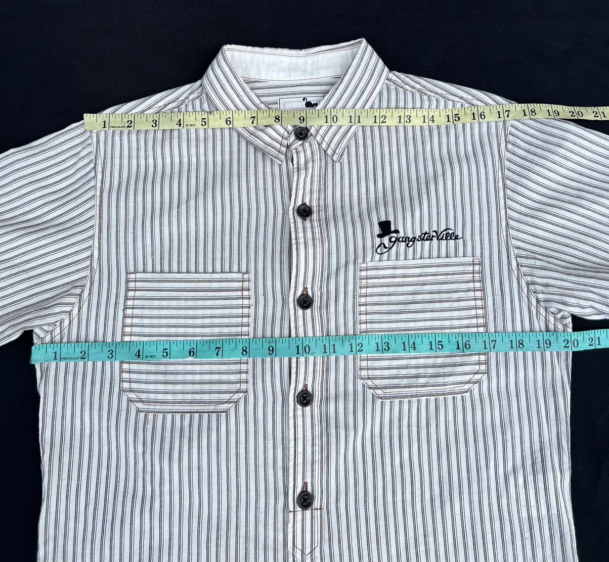 Freewheelers Gangsterville Glad Hand Japan Public Enemy Print Work Shirt Size US S / EU 44-46 / 1 - 4 Thumbnail