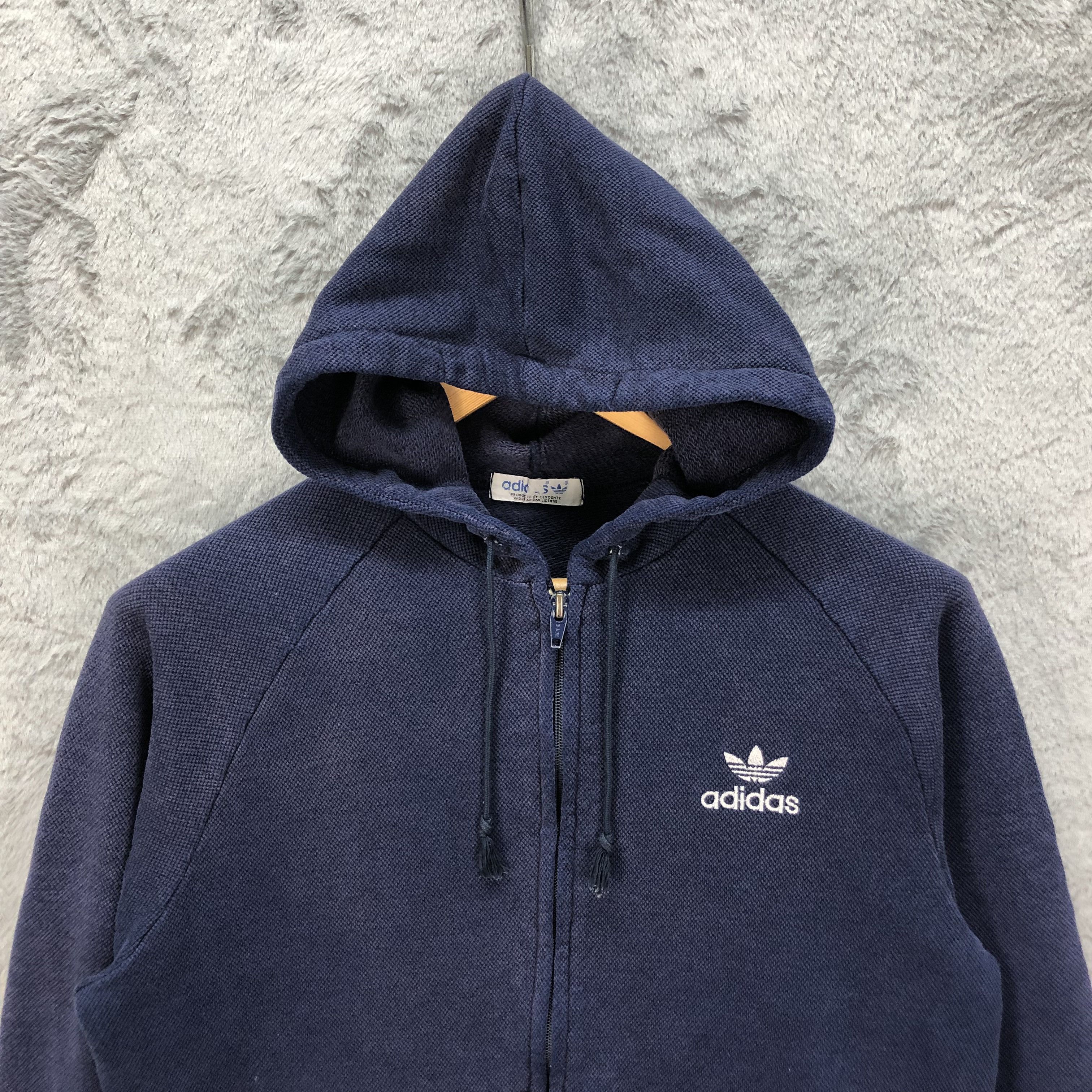 Adidas Vintage Adidas Trefoil Embroidery Logo Hoodies #5331-184 Size L / US 10 / IT 46 - 2 Thumbnail