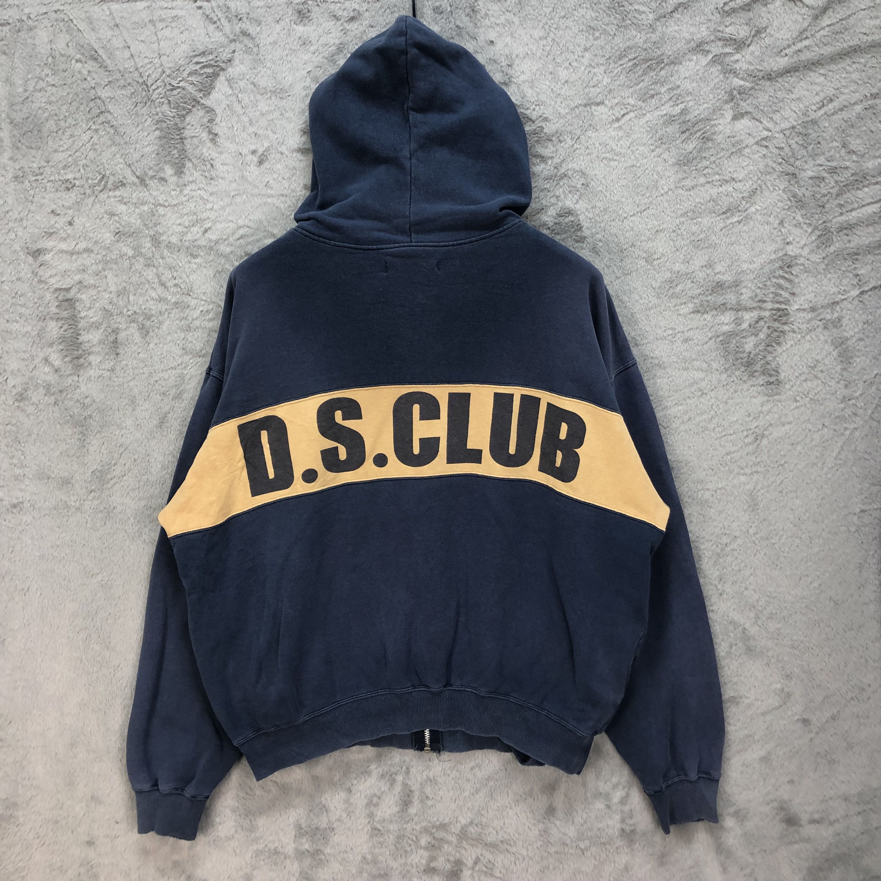 Japanese Brand Vintage The Drug Store's Club Big Logo Hoodies #5332-184 Size US M / EU 48-50 / 2 - 9 Thumbnail