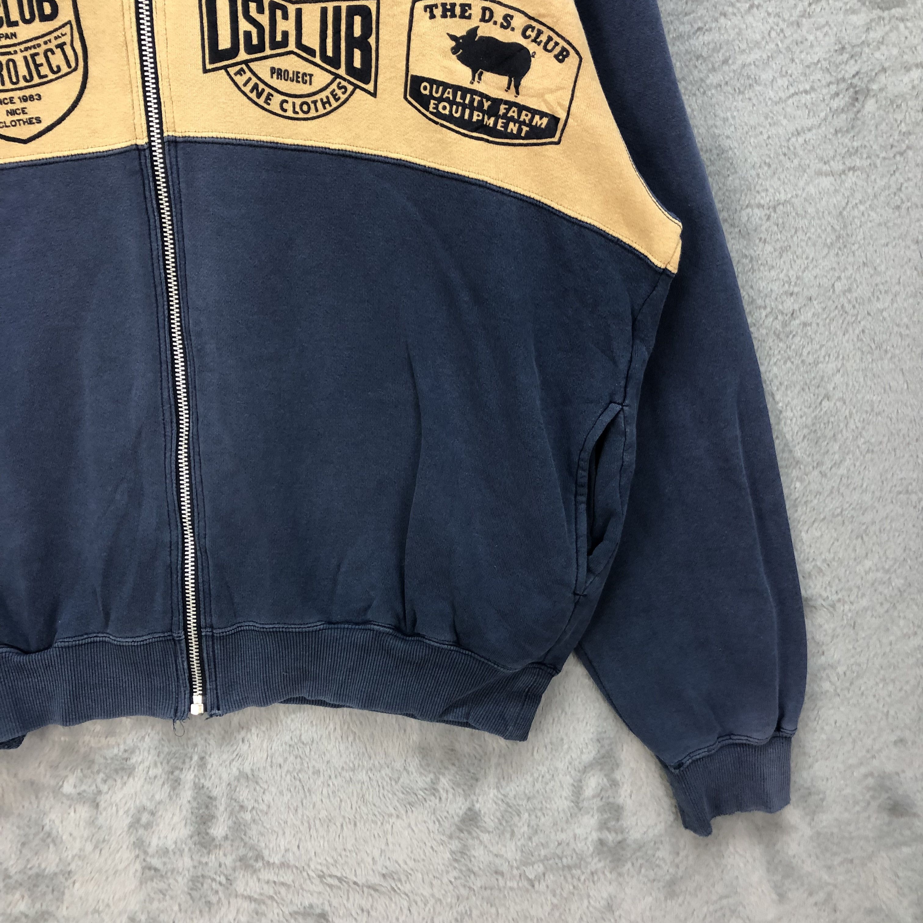Japanese Brand Vintage The Drug Store's Club Big Logo Hoodies #5332-184 Size US M / EU 48-50 / 2 - 6 Thumbnail