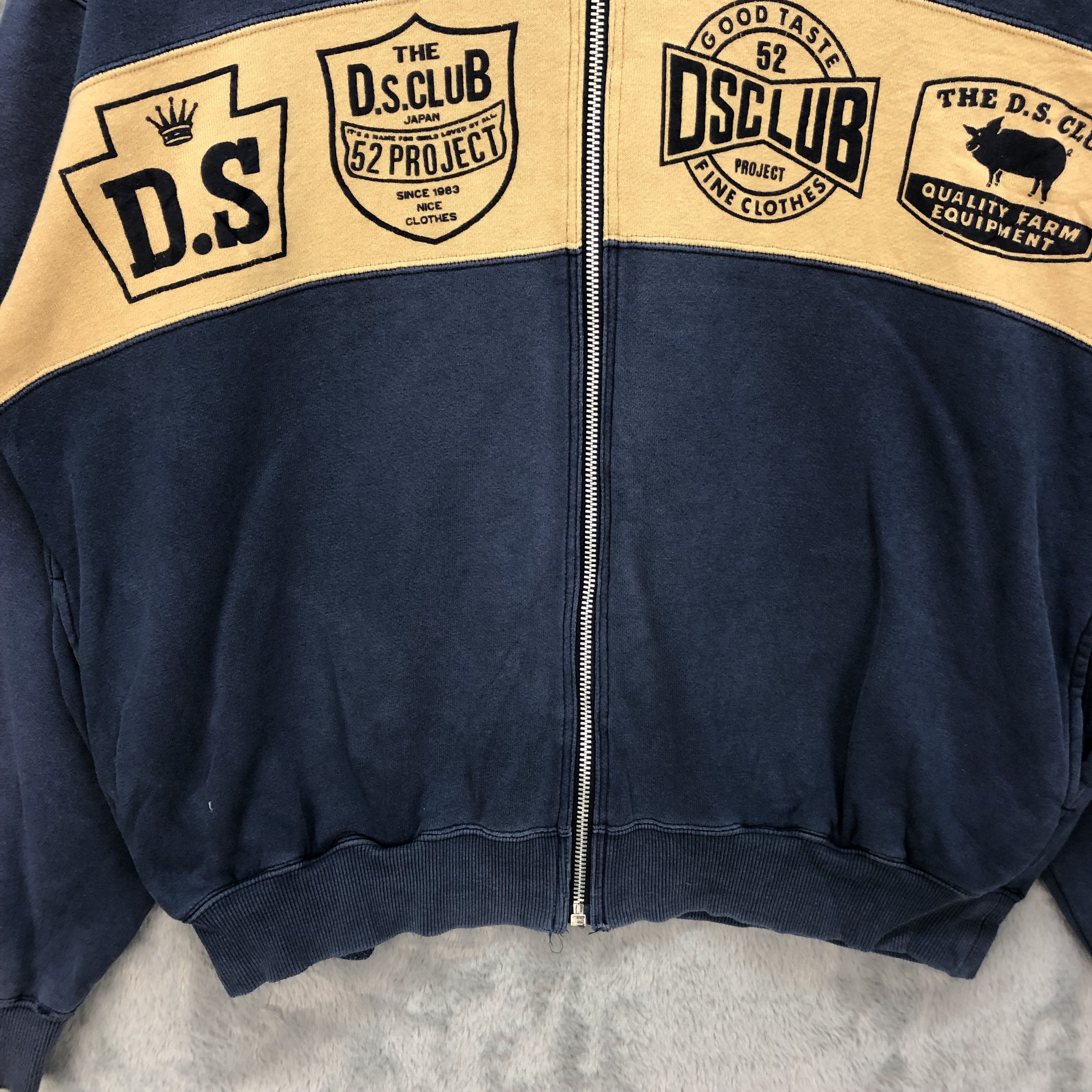 Japanese Brand Vintage The Drug Store's Club Big Logo Hoodies #5332-184 Size US M / EU 48-50 / 2 - 4 Thumbnail