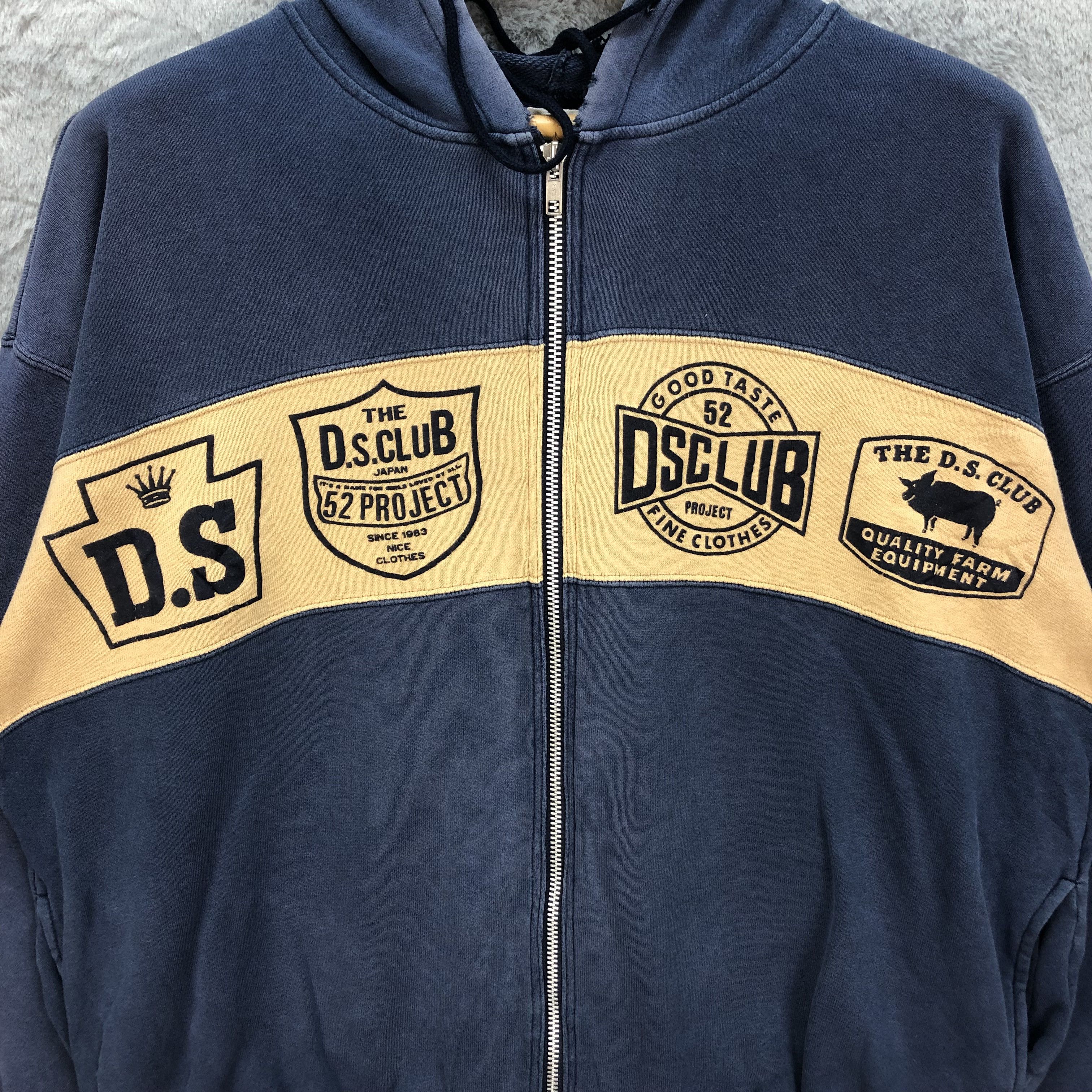Japanese Brand Vintage The Drug Store's Club Big Logo Hoodies #5332-184 Size US M / EU 48-50 / 2 - 3 Thumbnail