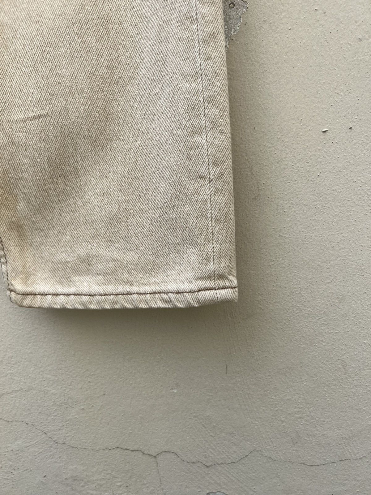 Levi's Vintage 1997 Levi’s 501 Sun Fade Cream Denim Jeans Size US 31 - 10 Thumbnail