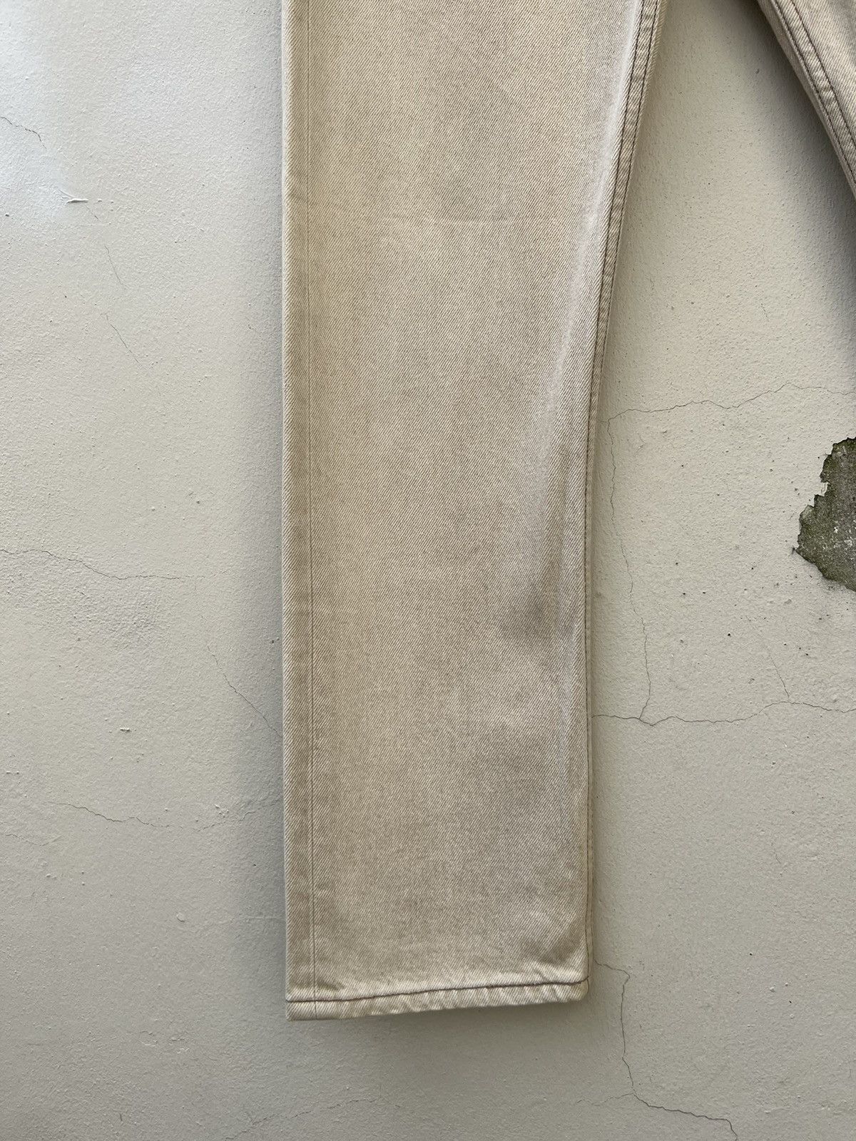 Levi's Vintage 1997 Levi’s 501 Sun Fade Cream Denim Jeans Size US 31 - 8 Thumbnail