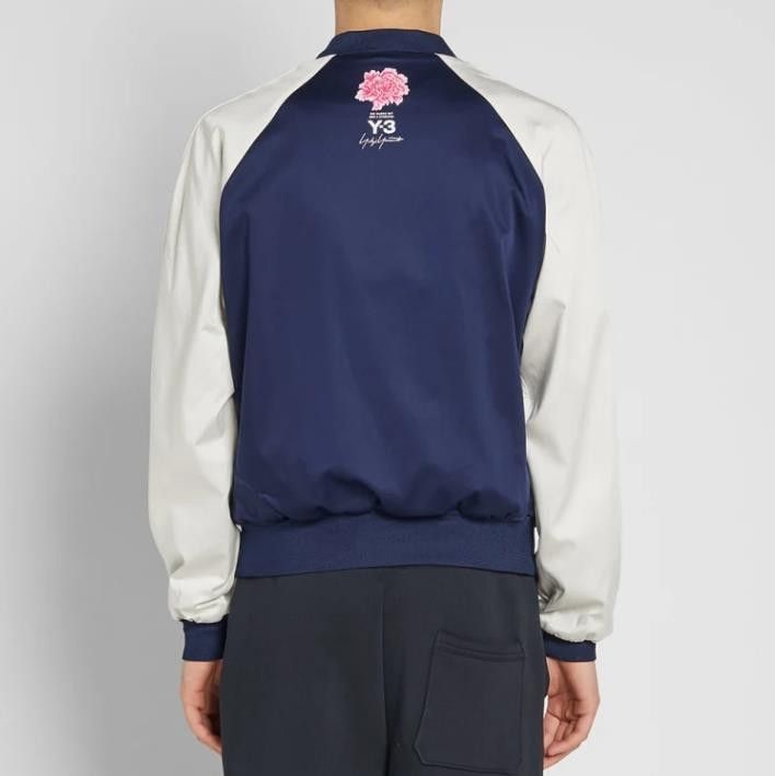 Adidas × Y-3 × Yohji Yamamoto Y-3 x James Harden Floral Reversible Satin Bomber Jacket Size US S / EU 44-46 / 1 - 12 Thumbnail