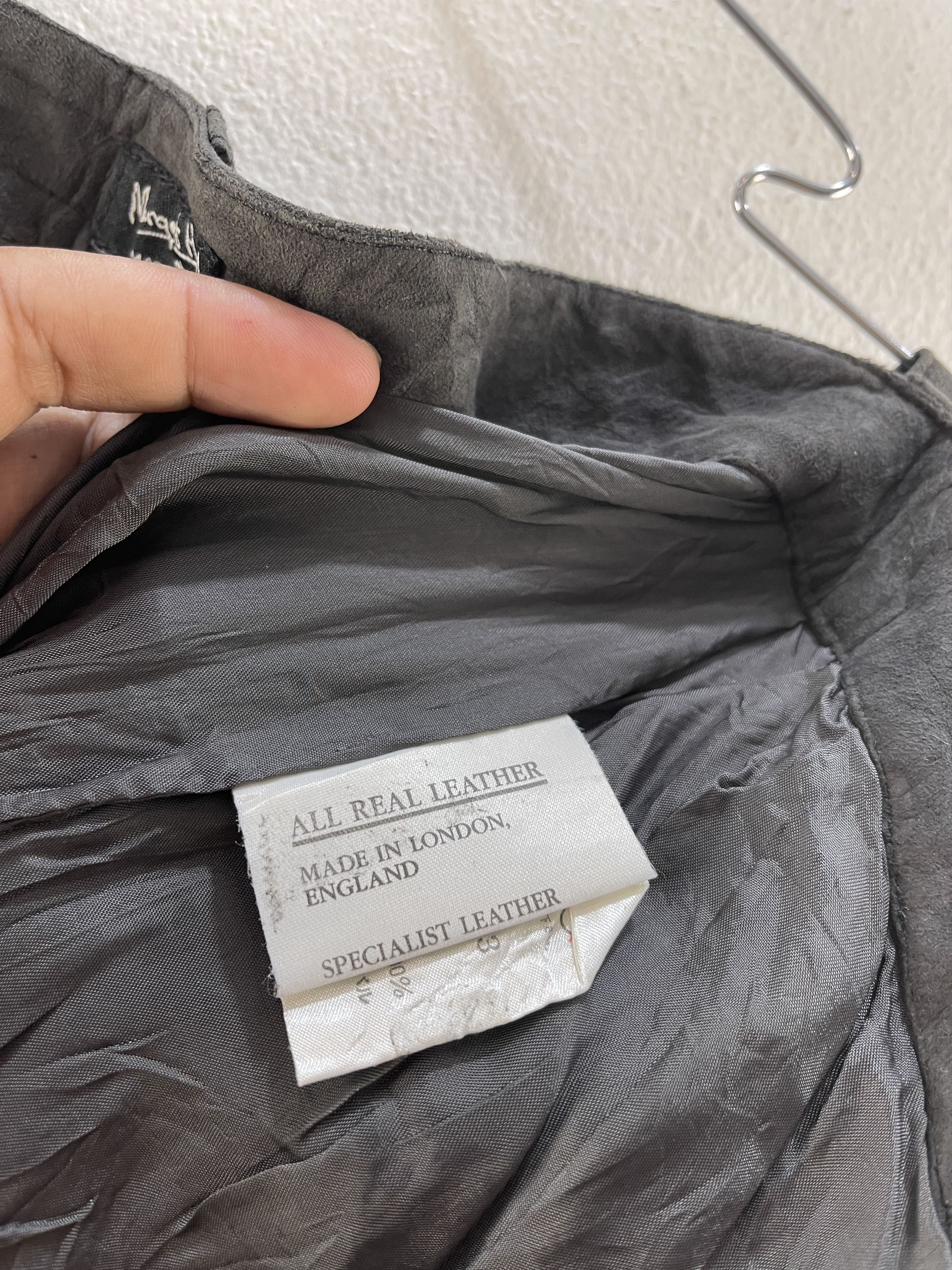 Margaret Howell MARGARET HOWELL LEATHER PANT Size US 26 / EU 42 - 9 Thumbnail