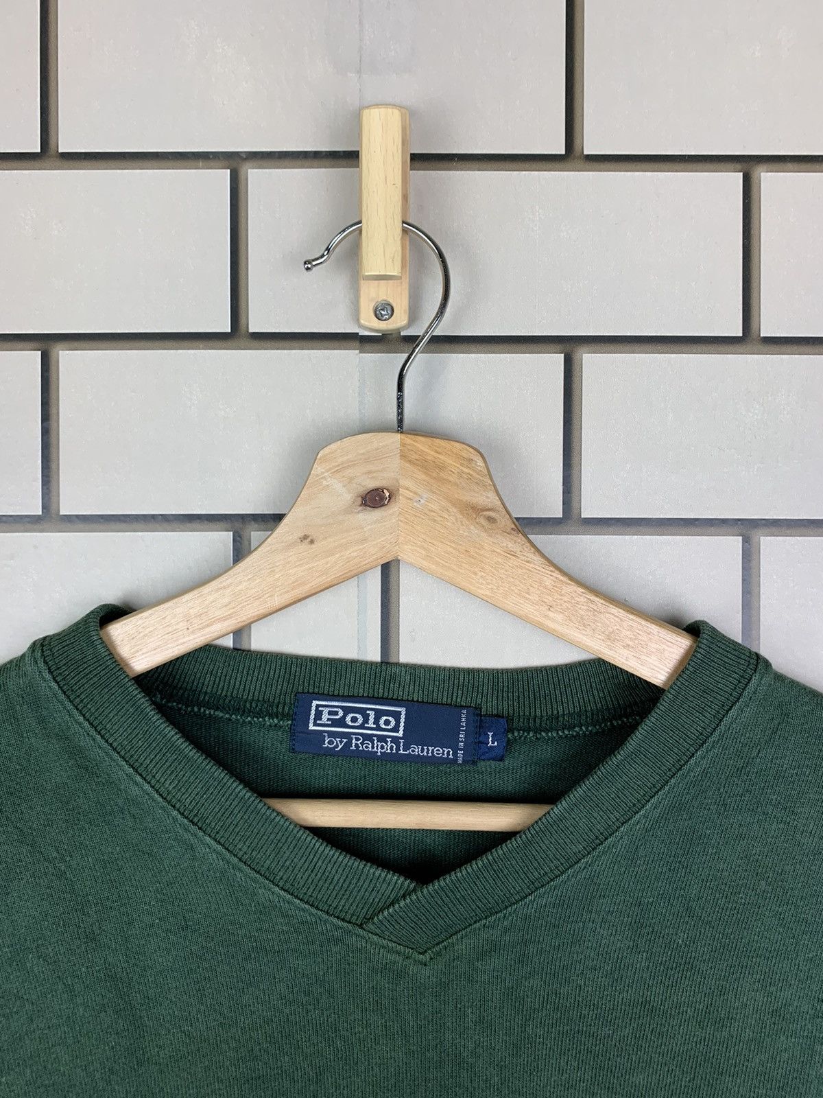 Vintage Vintage Polo by Ralph Lauren Long Sleeve Big Logo Size US L / EU 52-54 / 3 - 5 Thumbnail