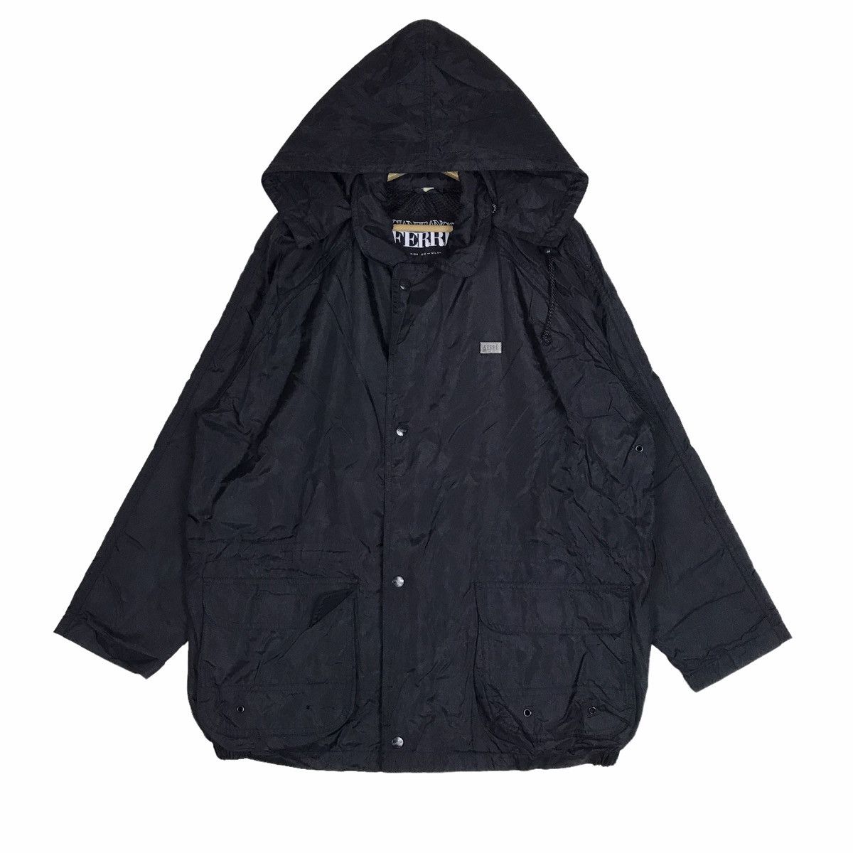 Italian Fashion Designer GIANFRANCOFERRE Hoodie Parka Jacket