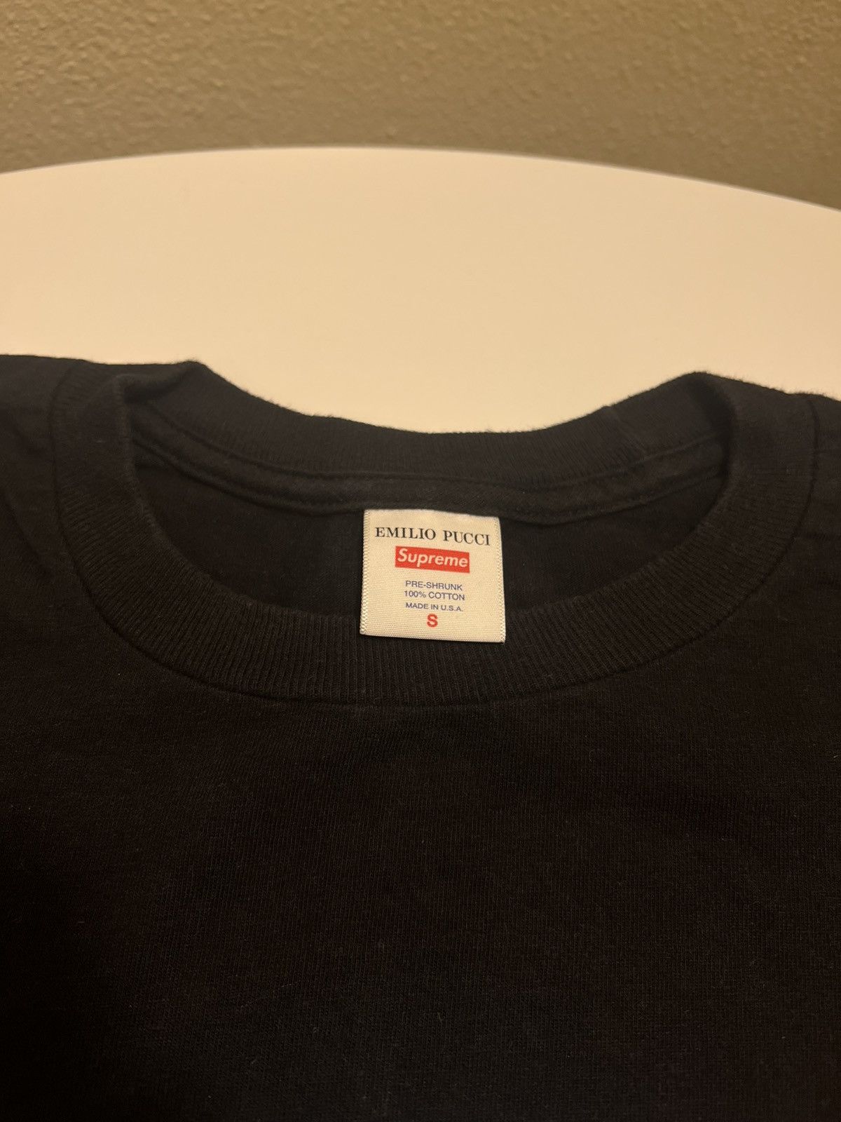 Supreme Supreme Pucci Box Logo Tee Black/Blue Size Small SS21 Size US S / EU 44-46 / 1 - 3 Thumbnail