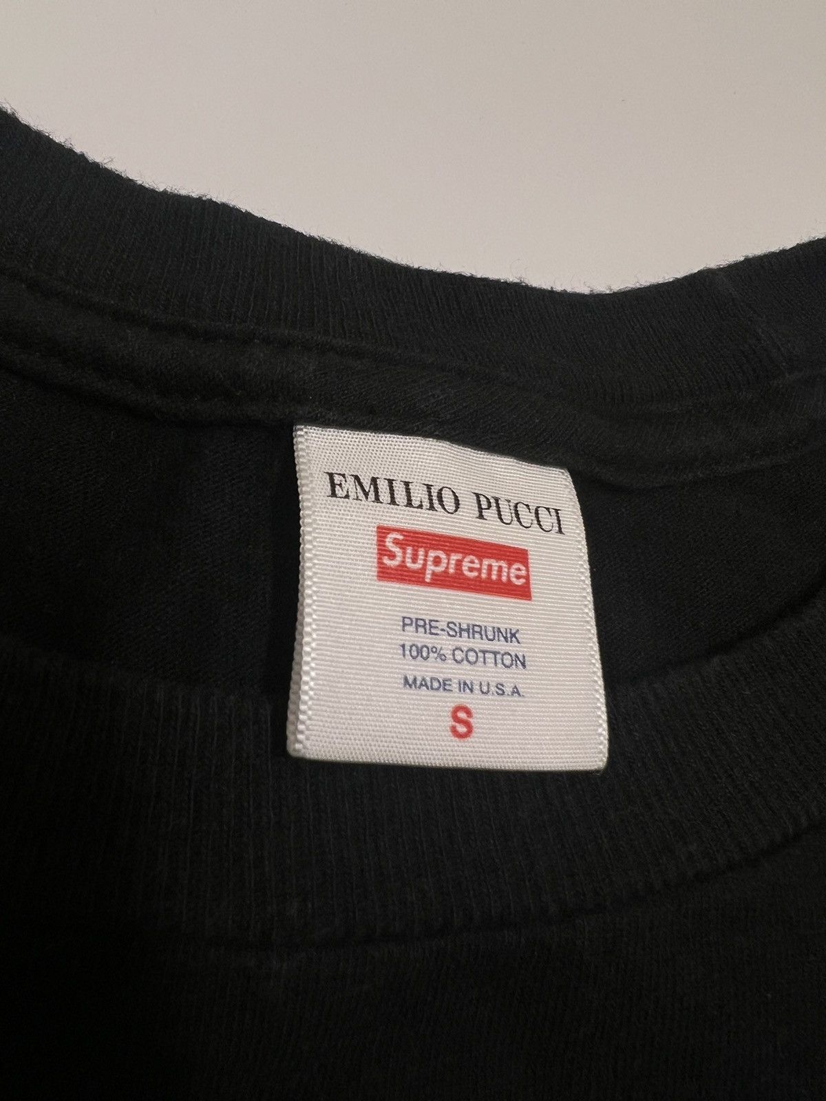 Supreme Supreme Pucci Box Logo Tee Black/Blue Size Small SS21 Size US S / EU 44-46 / 1 - 4 Thumbnail