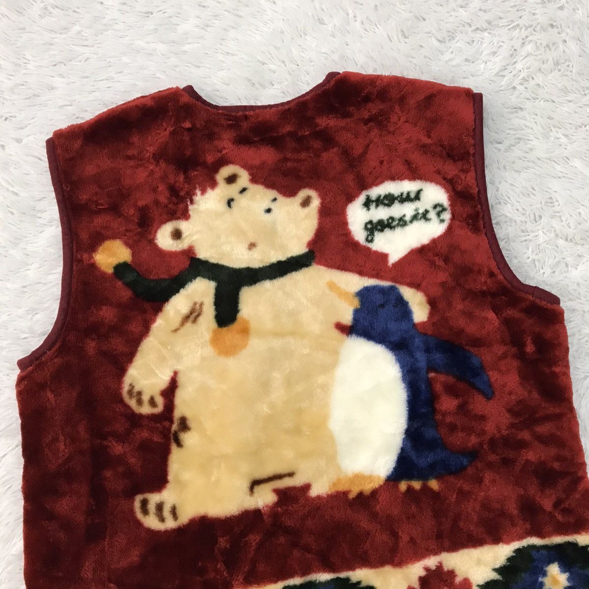 Japanese Brand Nice Printed Fleece Vest by Dog Parade Size US L / EU 52-54 / 3 - 6 Thumbnail