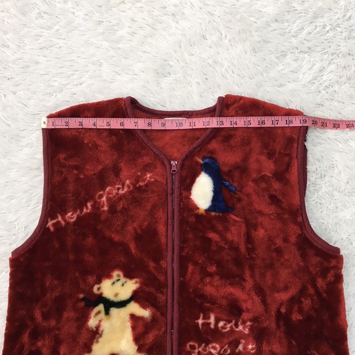 Japanese Brand Nice Printed Fleece Vest by Dog Parade Size US L / EU 52-54 / 3 - 13 Thumbnail