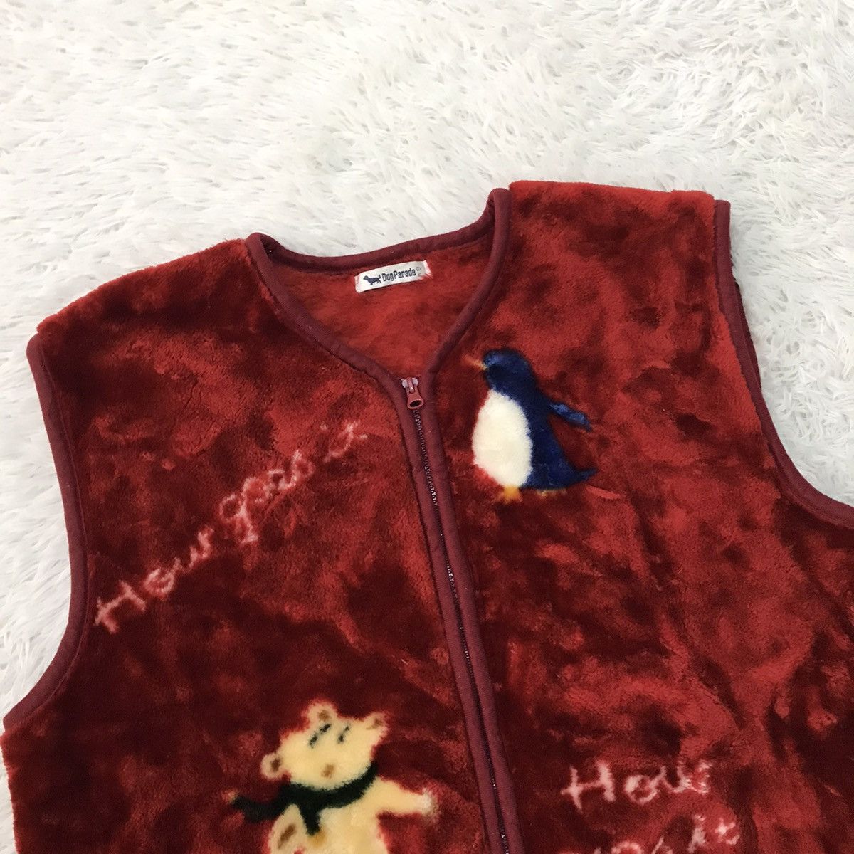 Japanese Brand Nice Printed Fleece Vest by Dog Parade Size US L / EU 52-54 / 3 - 4 Thumbnail