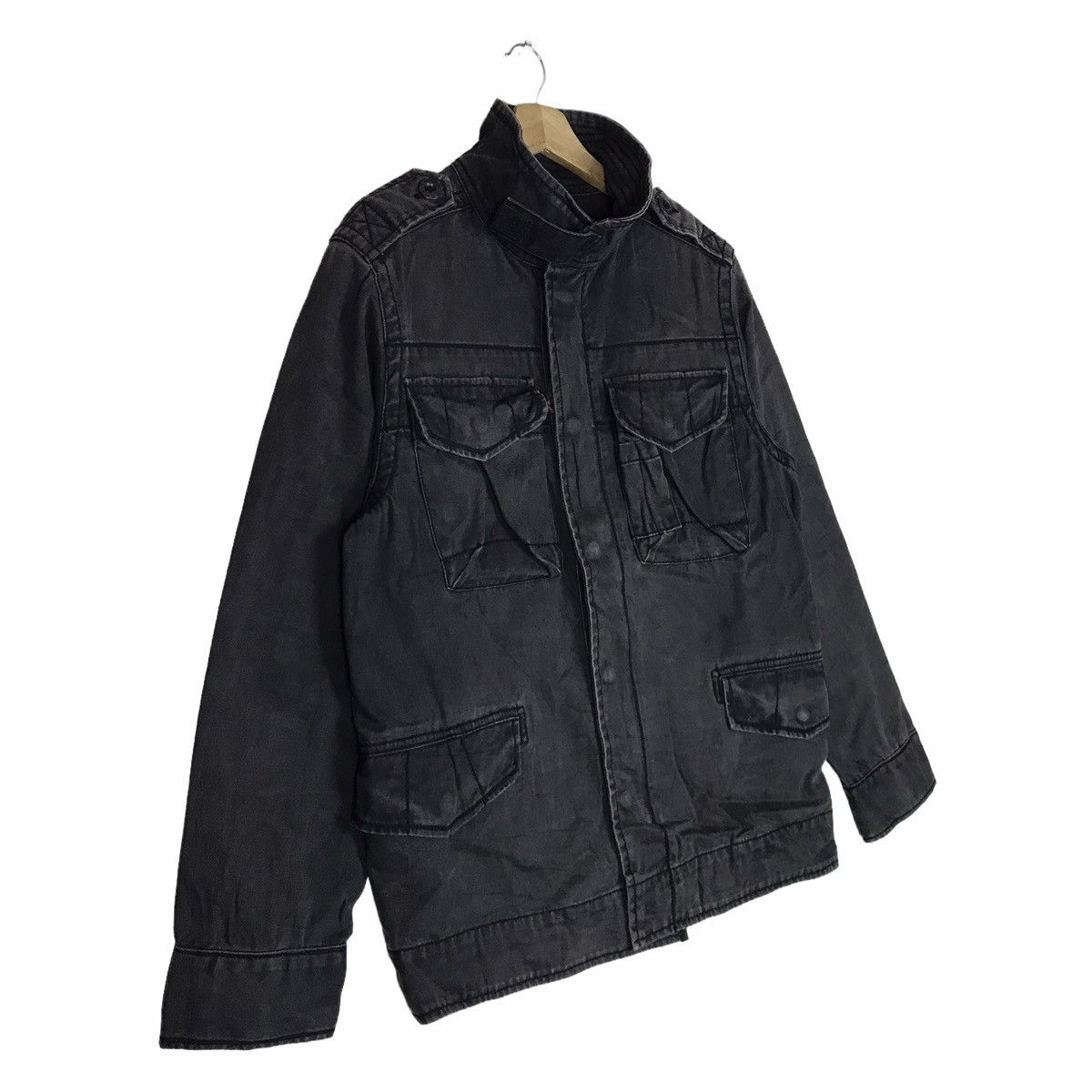 Vintage Vintage ALPHASOPHY Military Field Army Style Heavy Jacket Size US M / EU 48-50 / 2 - 2 Thumbnail