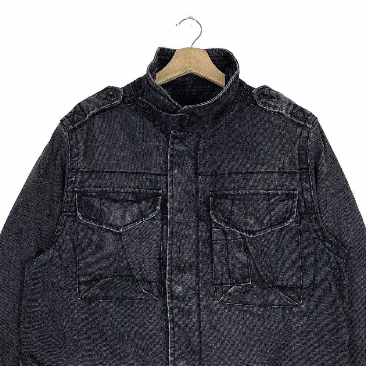 Vintage Vintage ALPHASOPHY Military Field Army Style Heavy Jacket Size US M / EU 48-50 / 2 - 1 Thumbnail