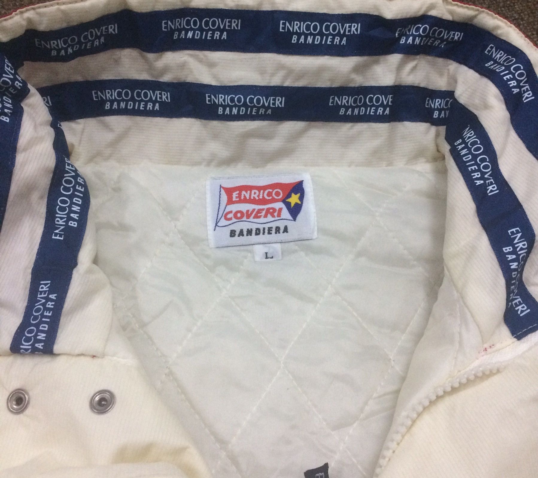 Enrico Coveri Enrico Coveri Bandiera Anorak Style Jacket Bomber Jacket Size US L / EU 52-54 / 3 - 4 Thumbnail