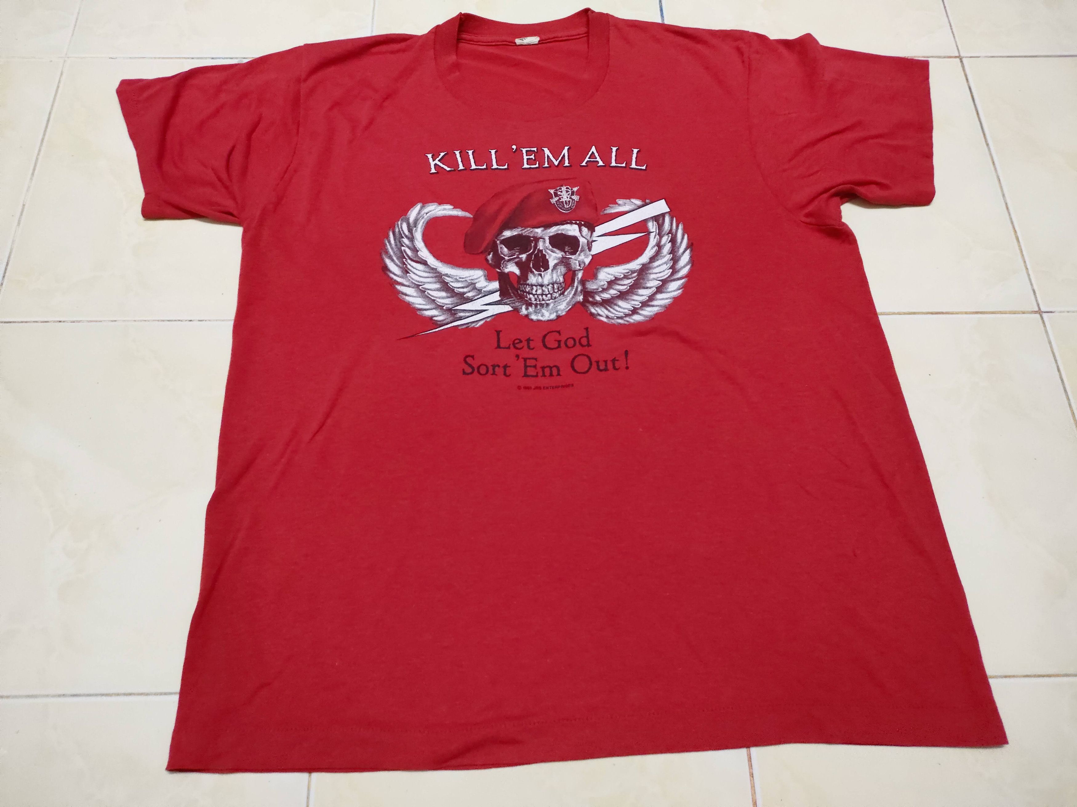 Vintage Vintage Army 3D Emblem Harley Design Tee Size US XL / EU 56 / 4 - 3 Thumbnail