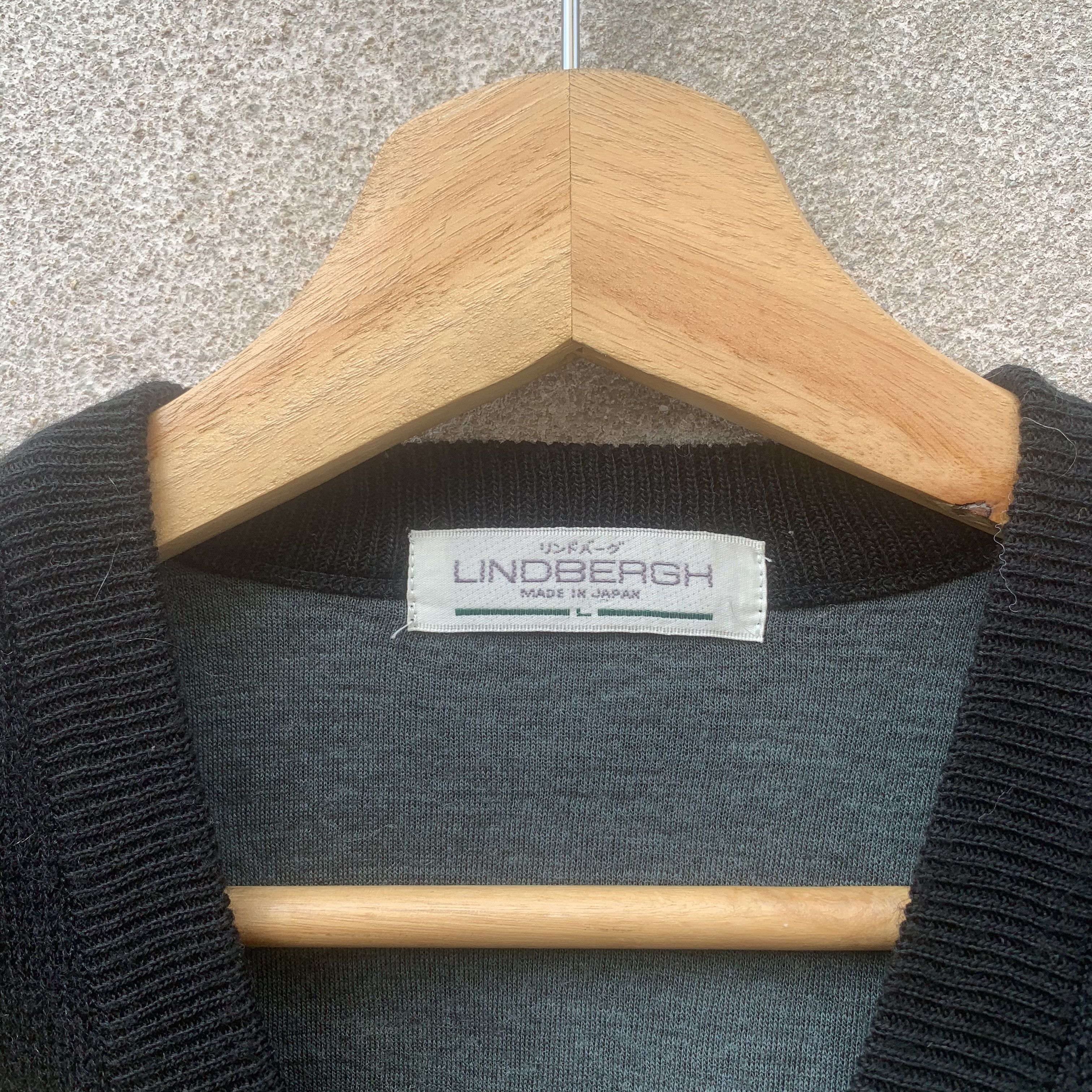 Lindbergh Vintage LINDBERGH Vneck Wool Sweater Pullover Jumper Size US L / EU 52-54 / 3 - 5 Thumbnail