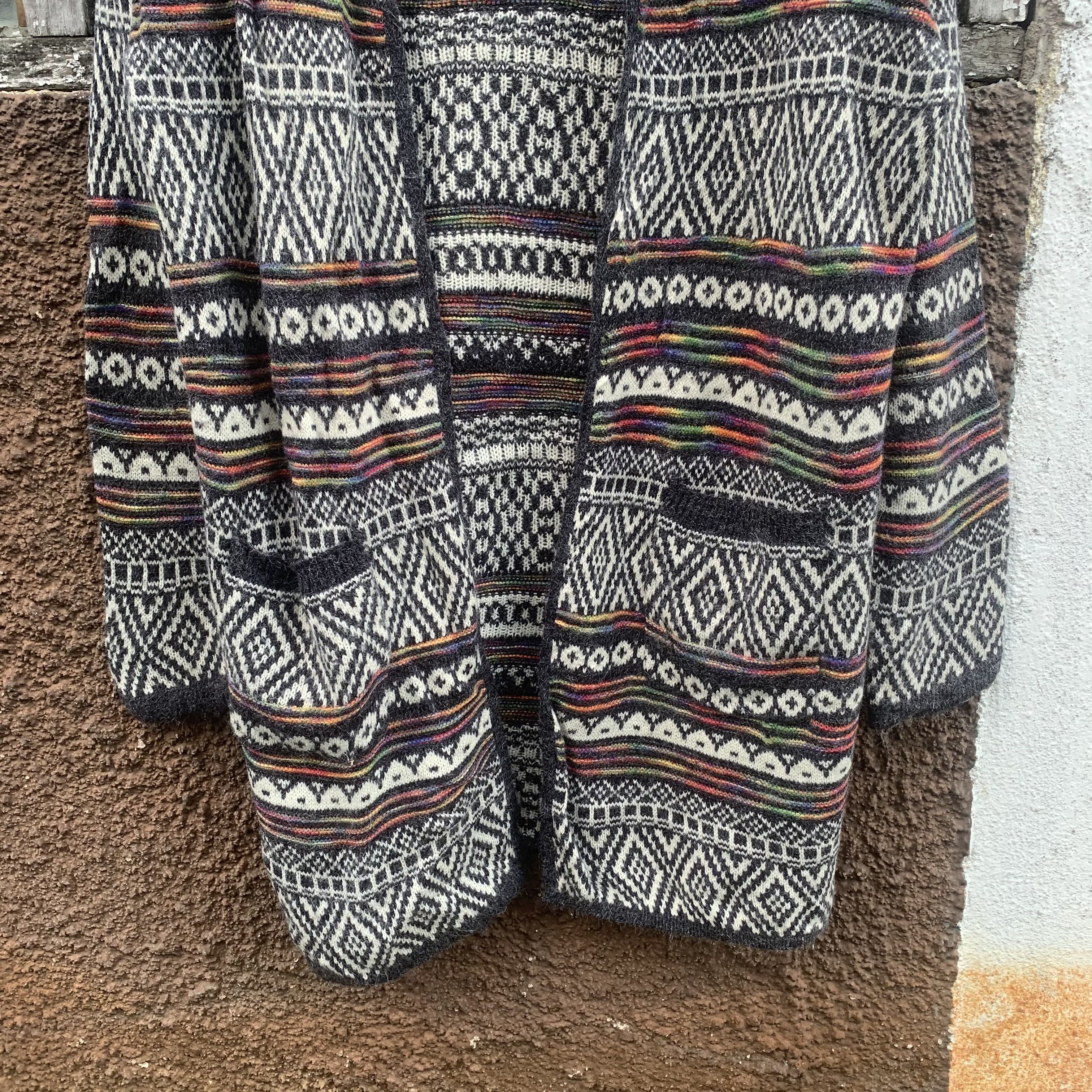 Japanese Brand SEND OFFERS 🍁 2-Pocket Cardigan Navajo Style Hoodie Sweater Size US M / EU 48-50 / 2 - 3 Thumbnail