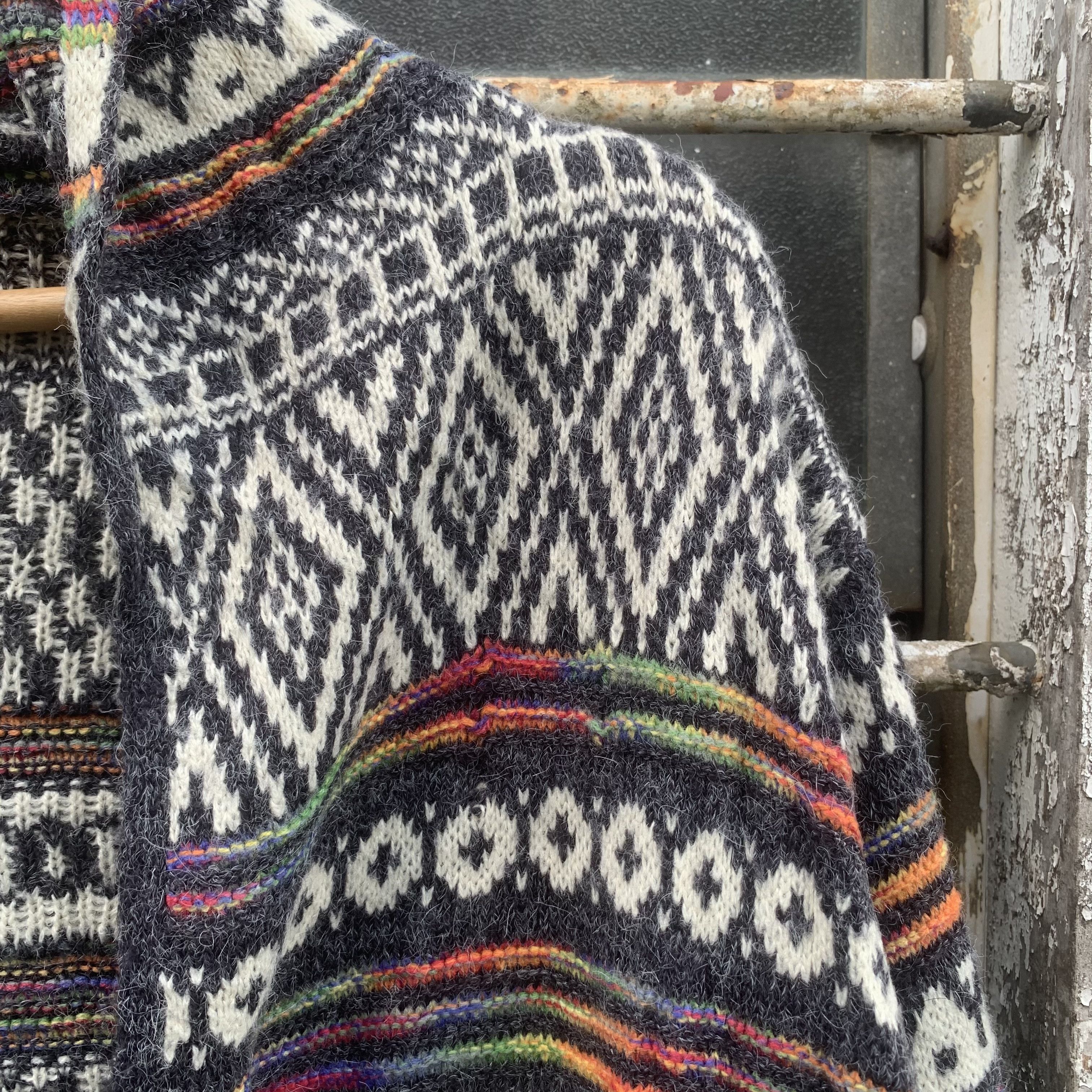 Japanese Brand SEND OFFERS 🍁 2-Pocket Cardigan Navajo Style Hoodie Sweater Size US M / EU 48-50 / 2 - 4 Thumbnail