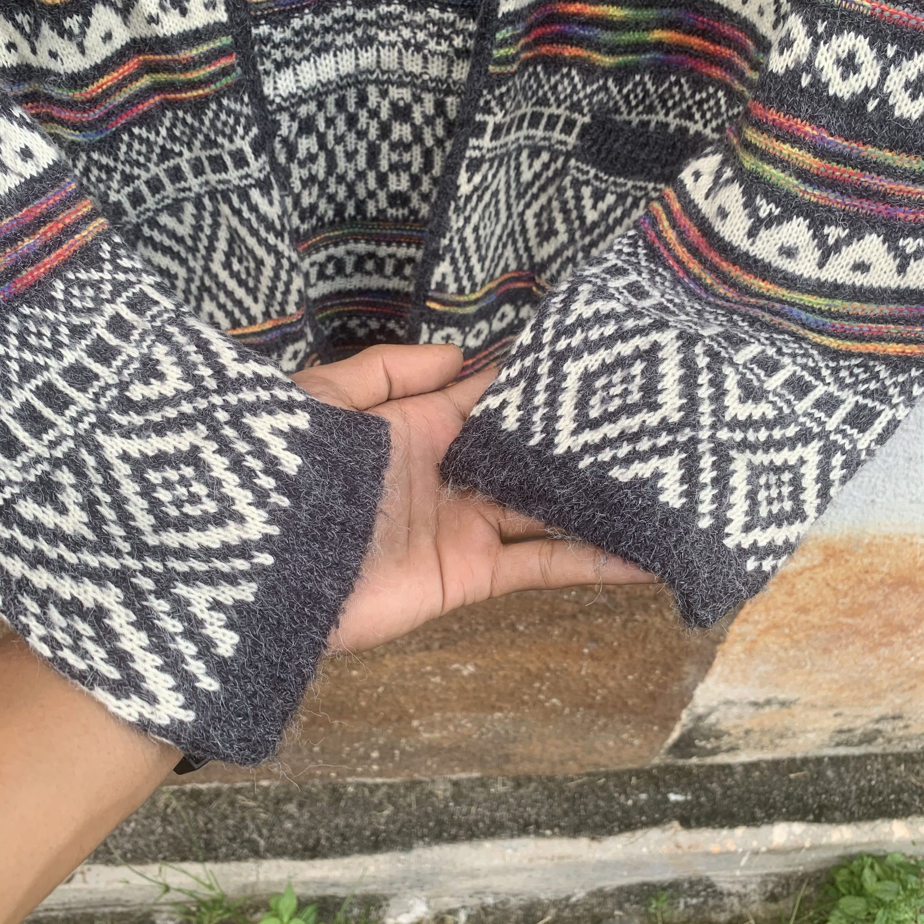 Japanese Brand SEND OFFERS 🍁 2-Pocket Cardigan Navajo Style Hoodie Sweater Size US M / EU 48-50 / 2 - 5 Thumbnail