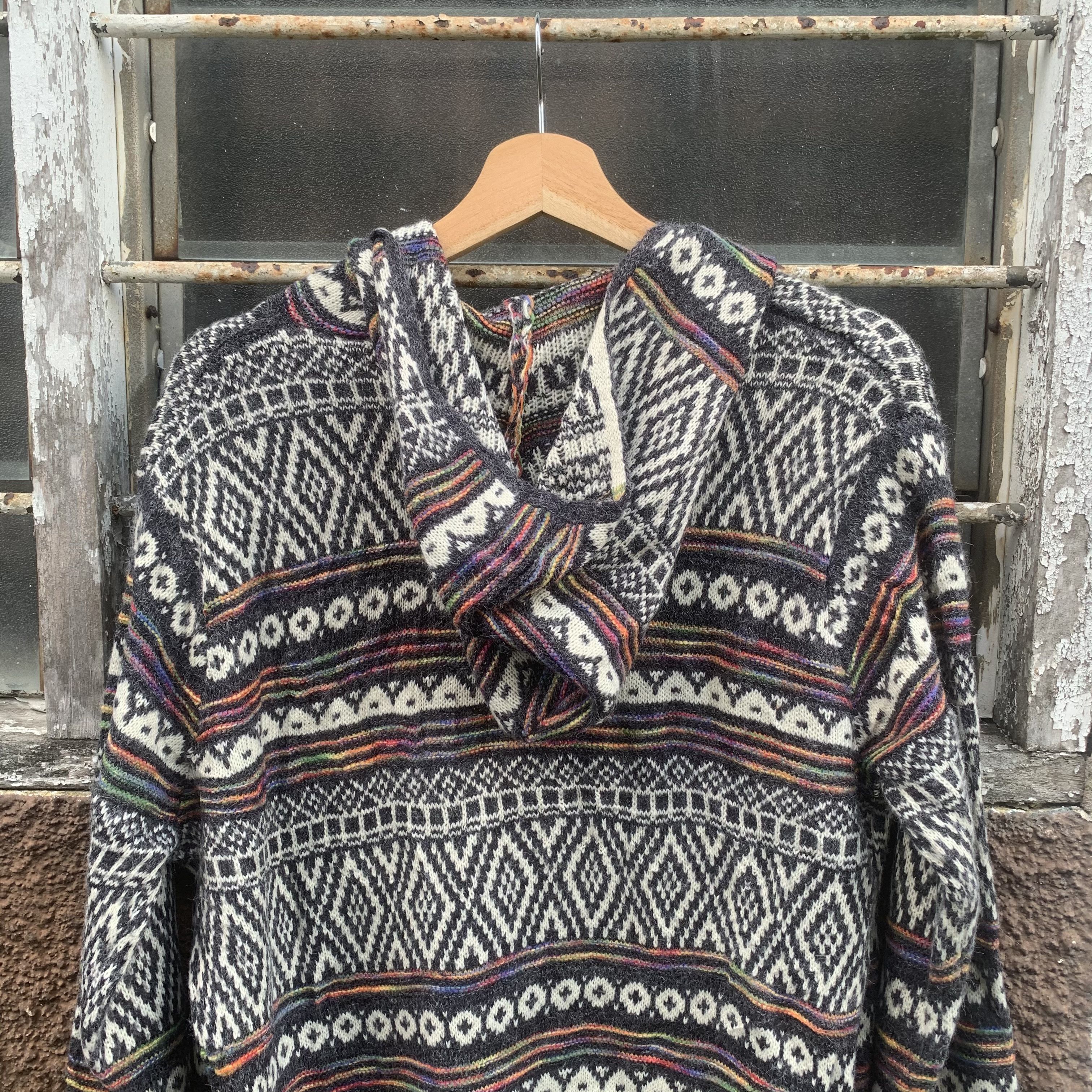 Japanese Brand SEND OFFERS 🍁 2-Pocket Cardigan Navajo Style Hoodie Sweater Size US M / EU 48-50 / 2 - 9 Thumbnail