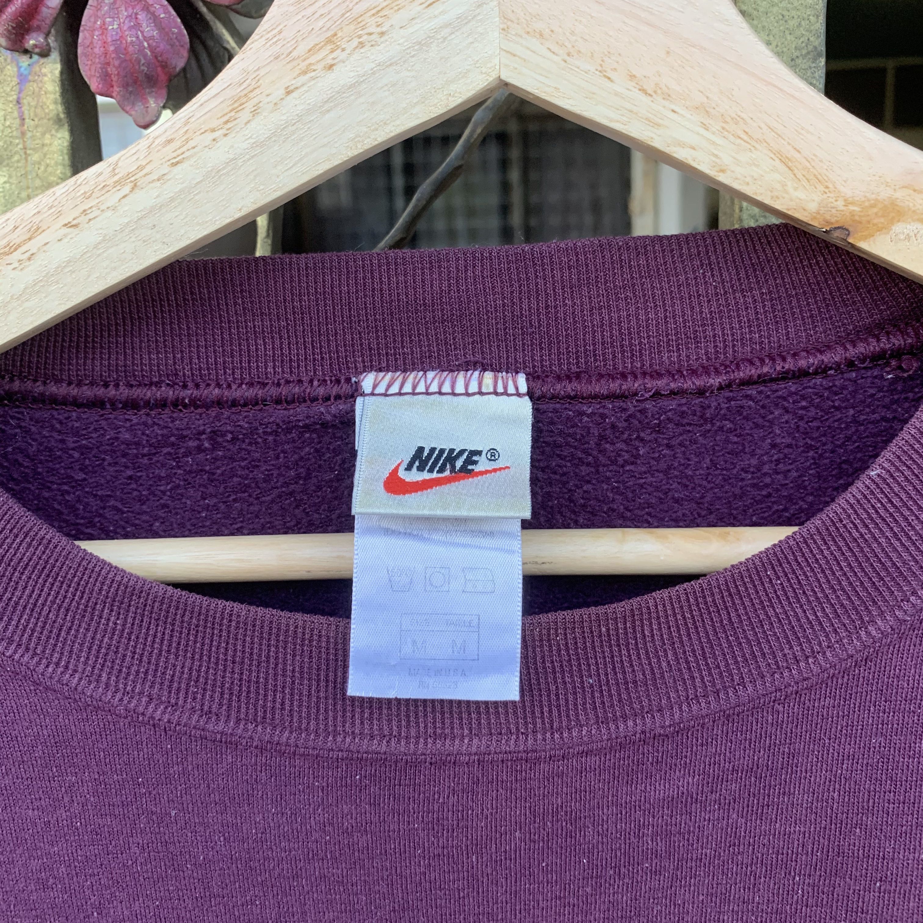 Nike STEALS💥 Vintage 1990s Nike Swoosh Embroidery Logo Pullover Size US M / EU 48-50 / 2 - 5 Thumbnail