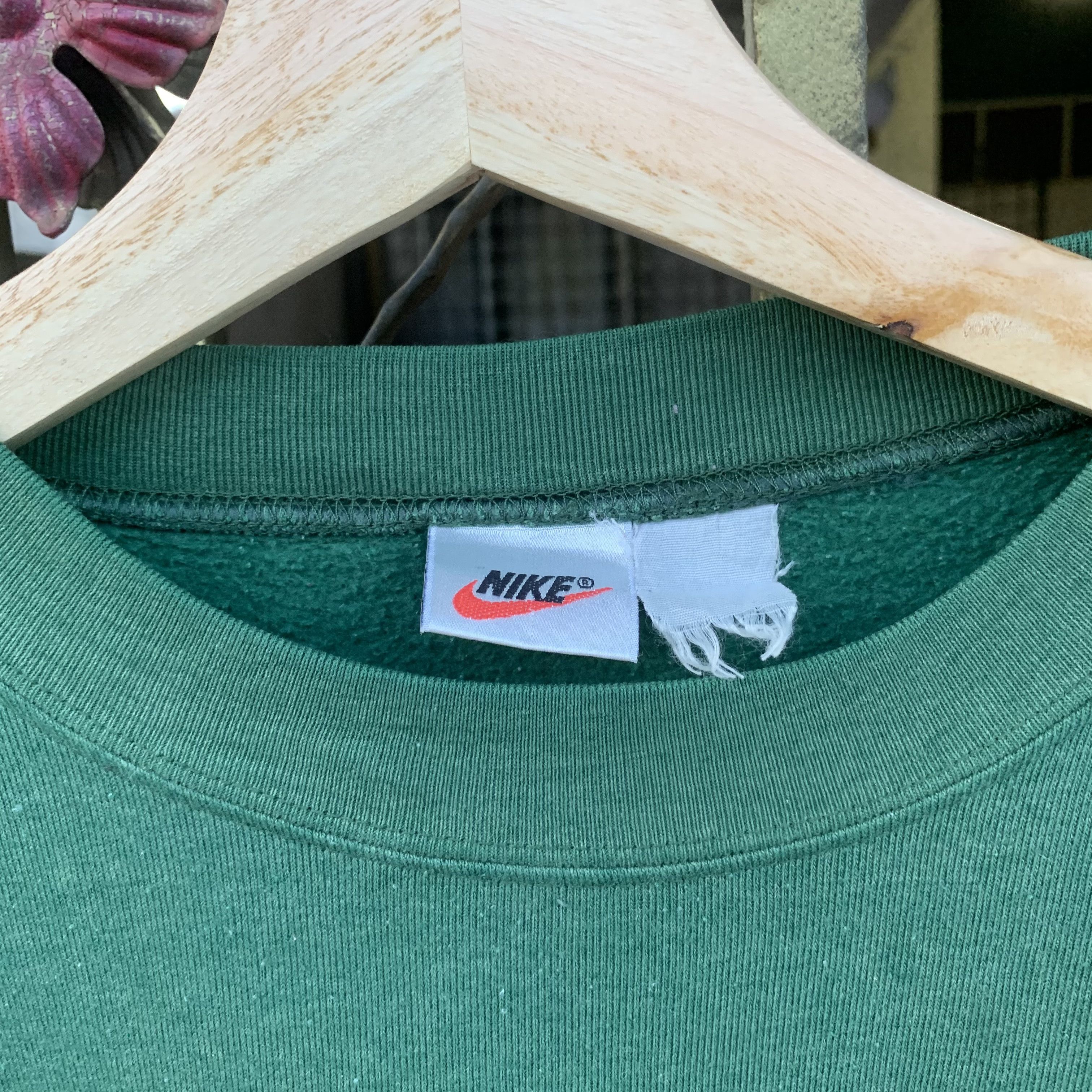 Nike 90s Vintage Nike Swoosh Big Logo Rare Crewneck Pullover Size US M / EU 48-50 / 2 - 6 Thumbnail