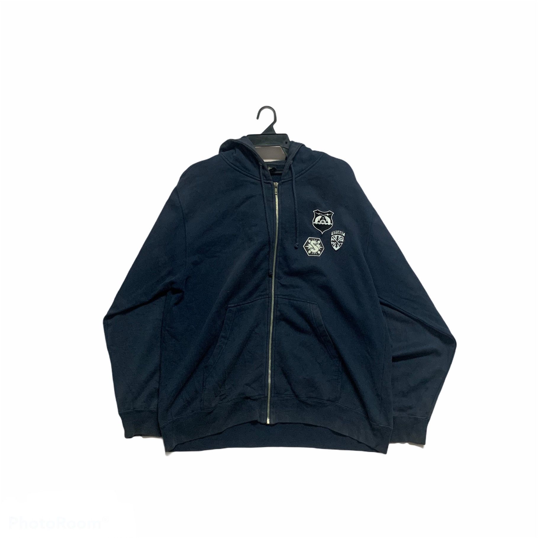 Stussy Vintage Stussy Hooded Sweater Pullover Sweatshirt Size US L / EU 52-54 / 3 - 2 Thumbnail