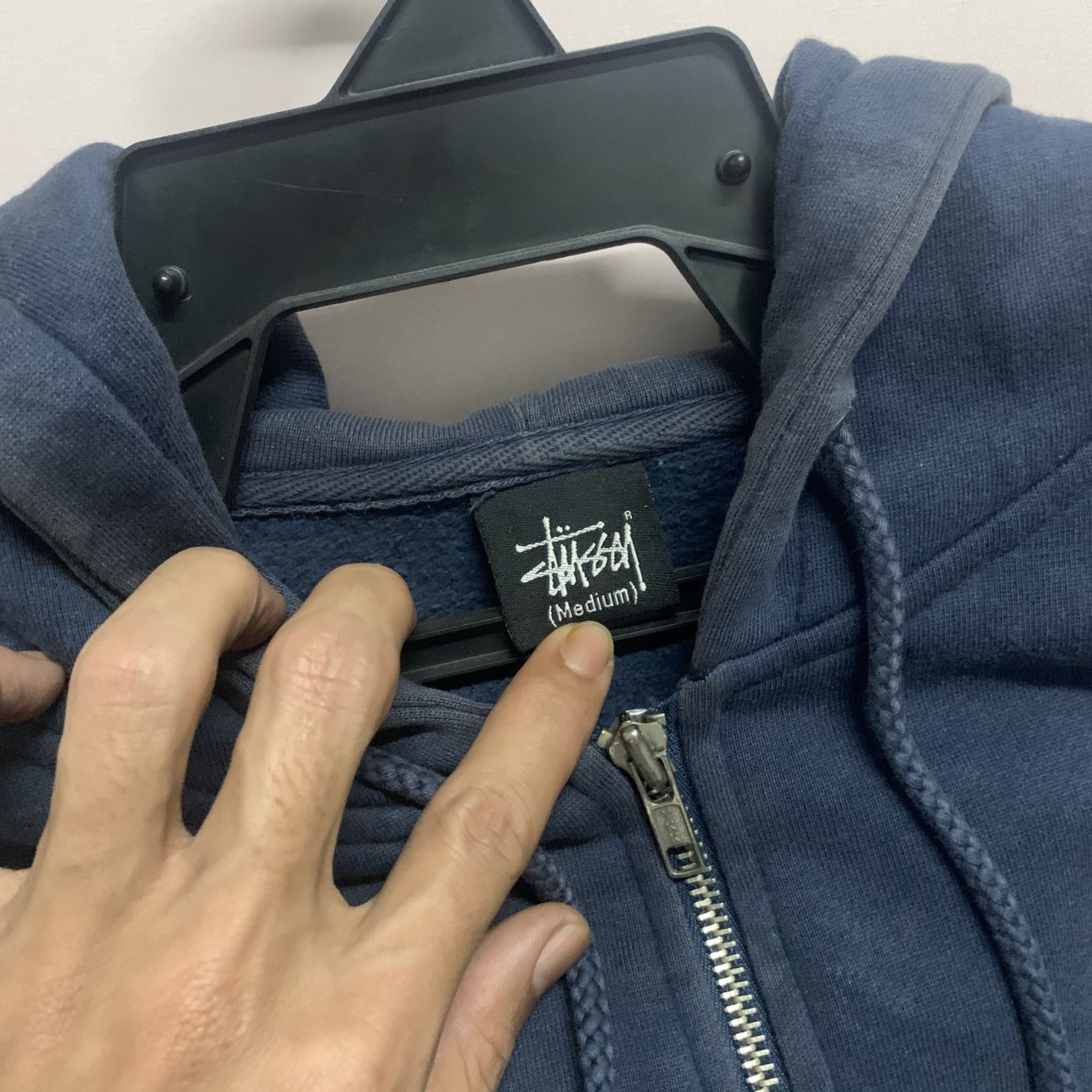 Stussy Vintage Stussy Hooded Sweater Pullover Sweatshirt Size US L / EU 52-54 / 3 - 4 Thumbnail