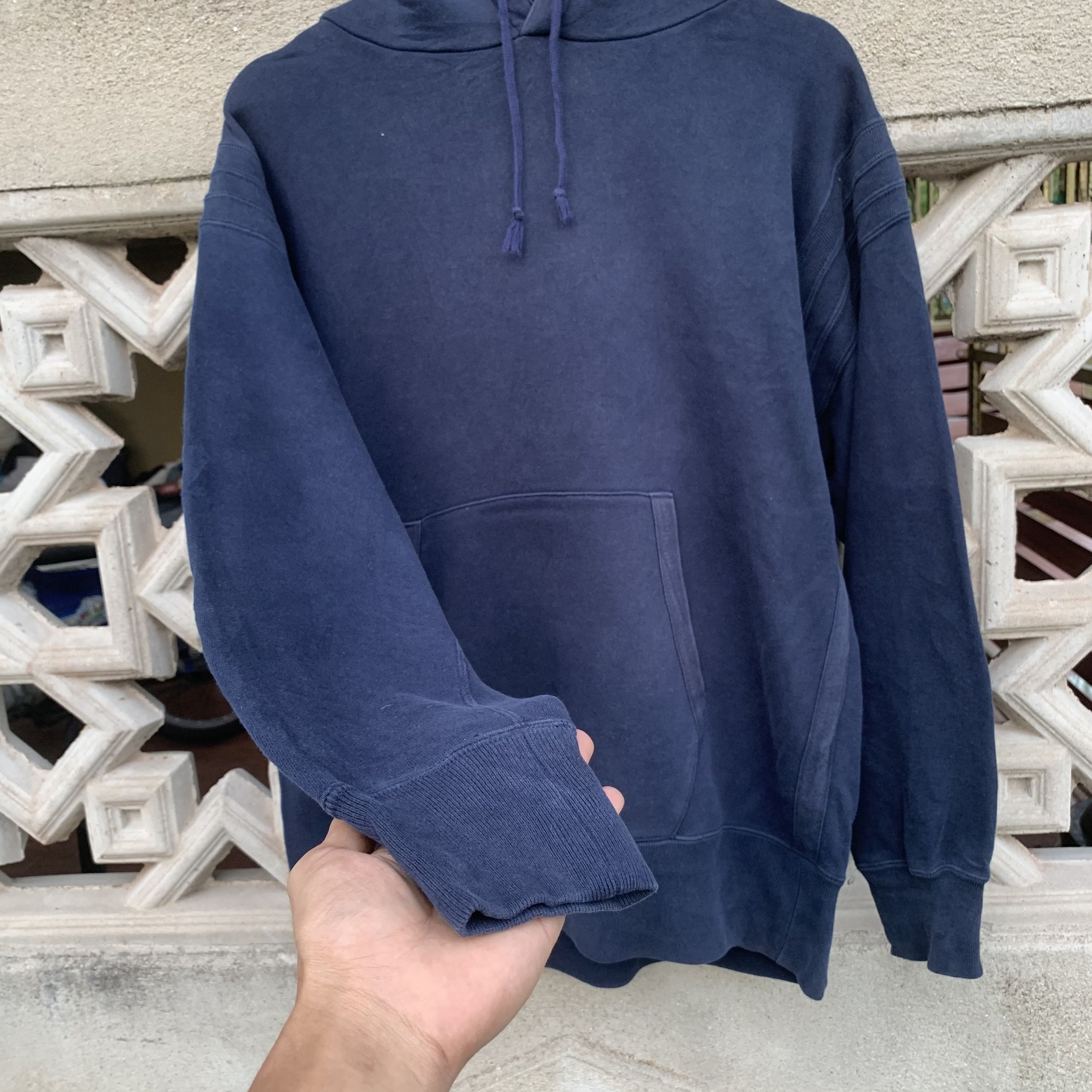 Fat Tokyo Fat Titch Brand Plain Hooded Pullover Sweatshirts Size US L / EU 52-54 / 3 - 3 Thumbnail